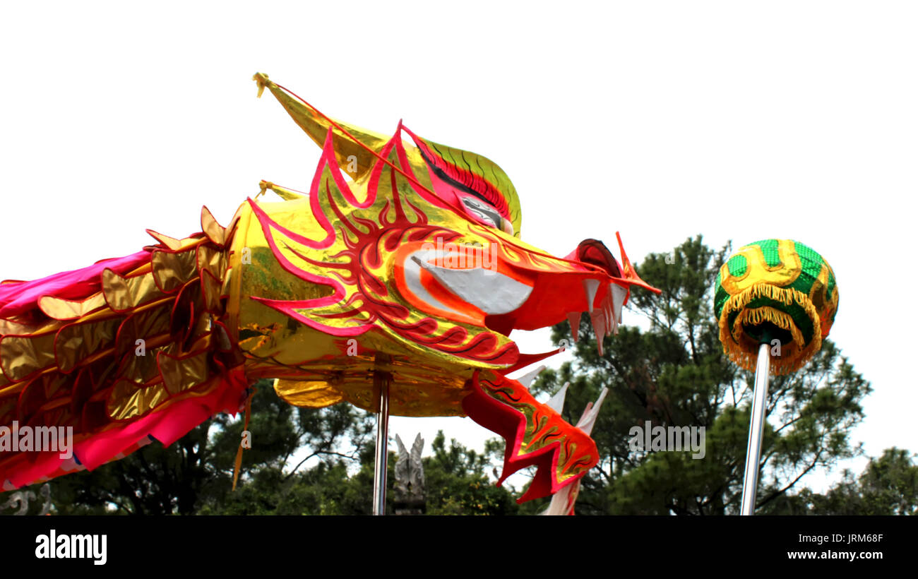 dragon in folk festivals Stock Photo