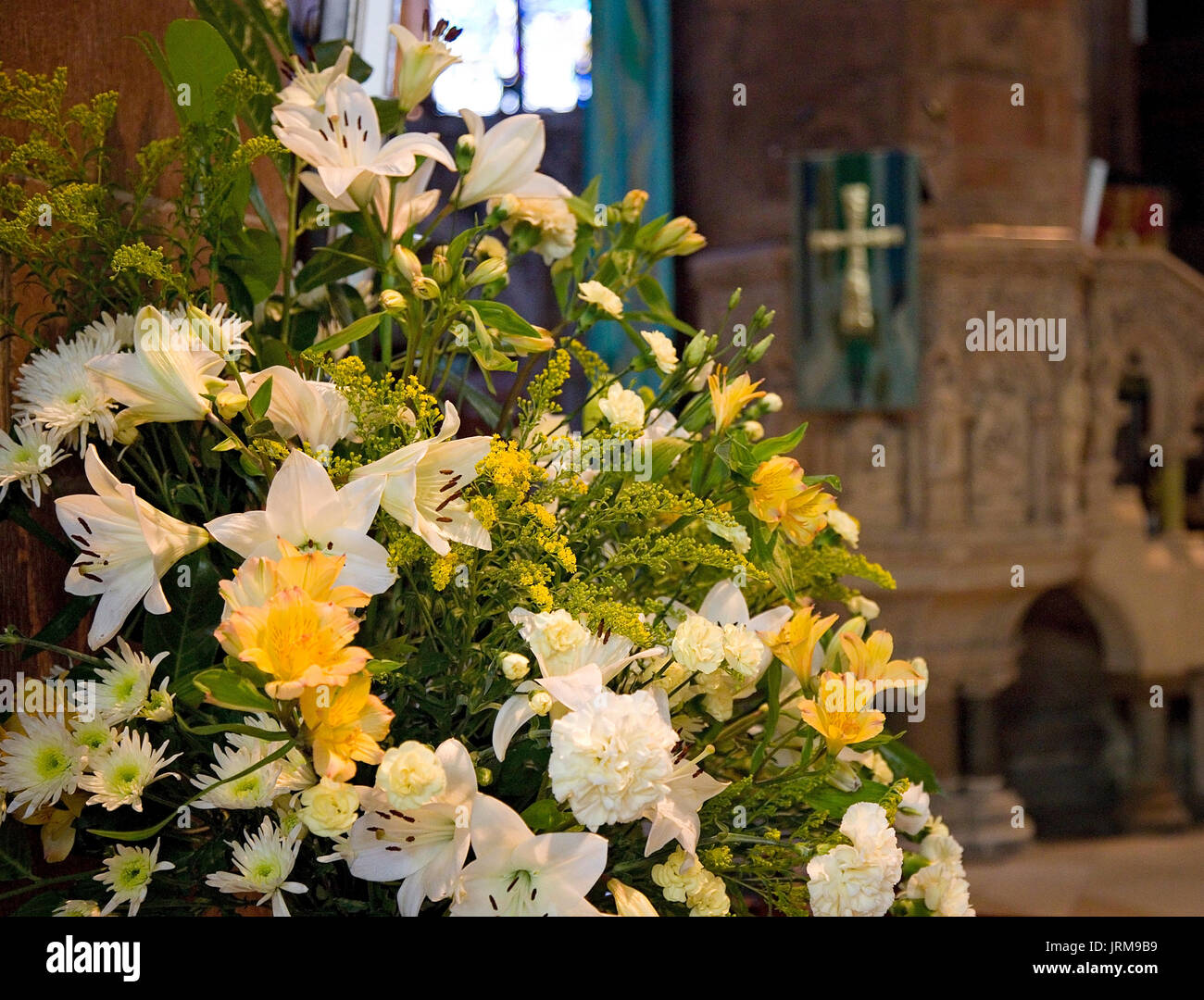 Easter lily church hires stock photography and images Alamy