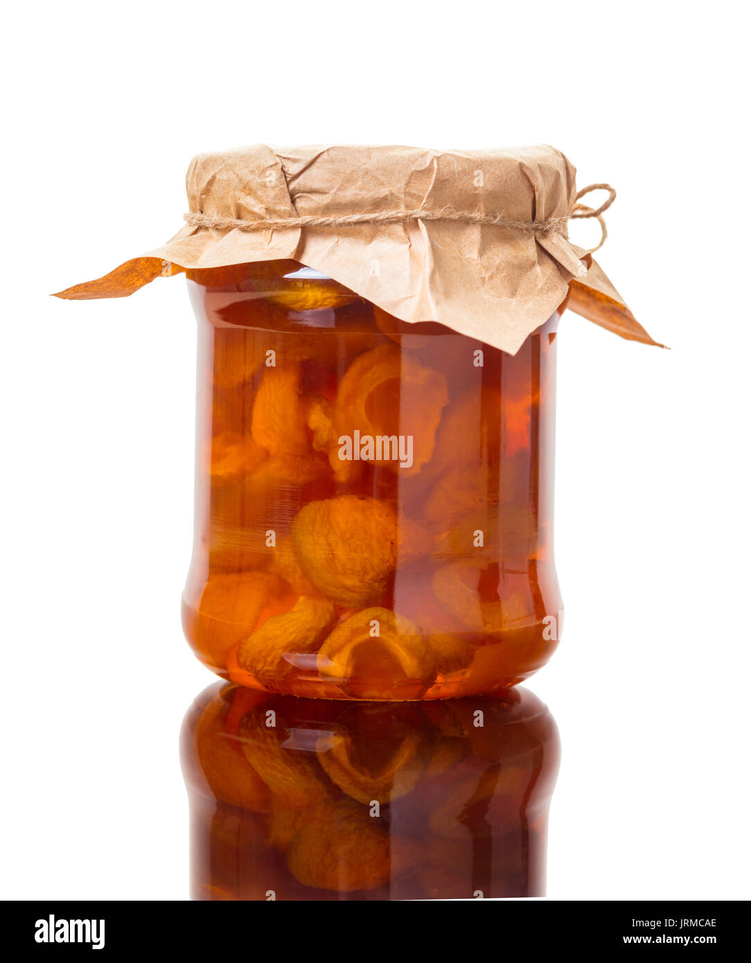 Apricot jam in a jar hi-res stock photography and images - Alamy