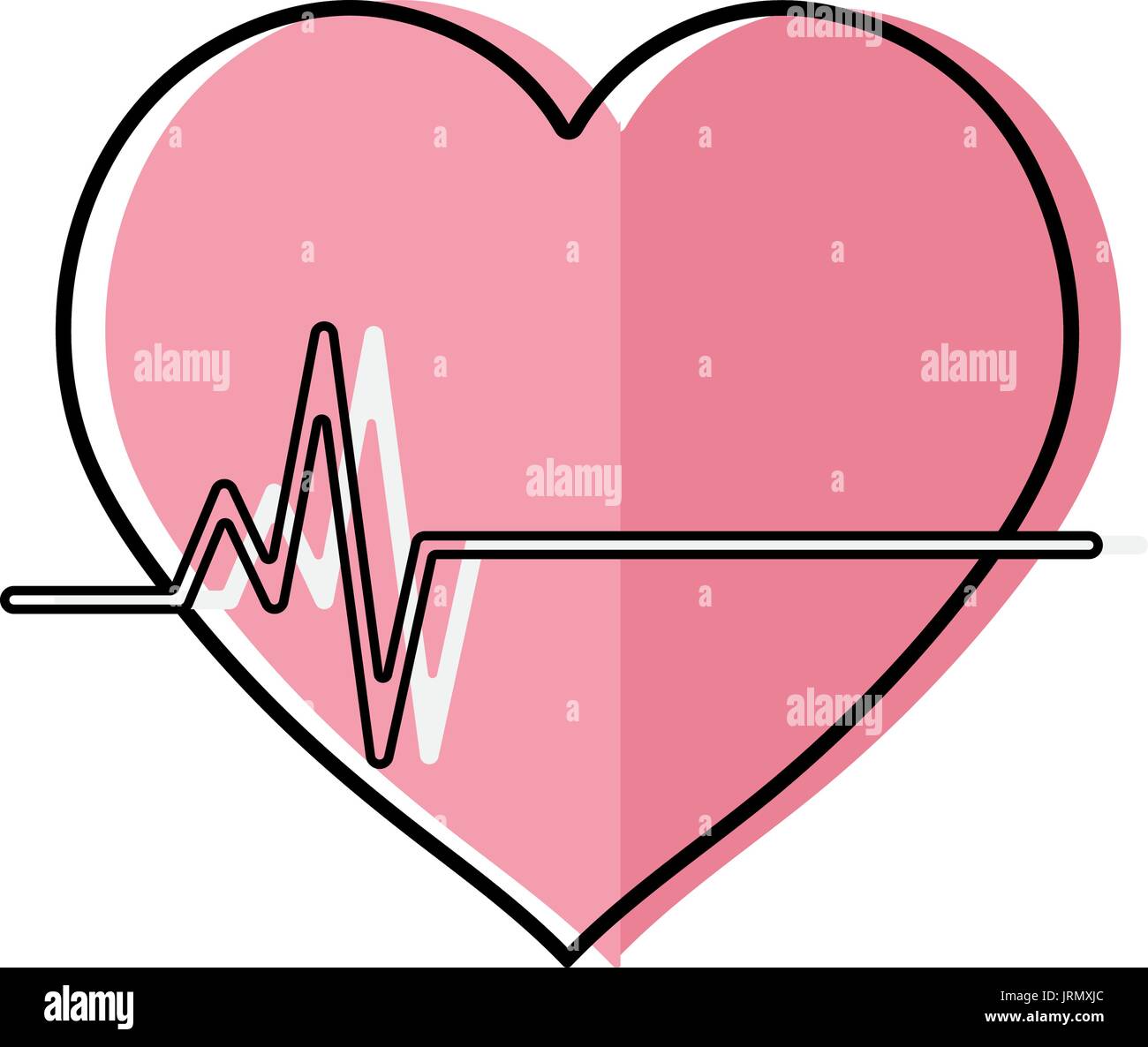 frequency vital cardiac rhythm heartbeat Stock Vector Image & Art - Alamy