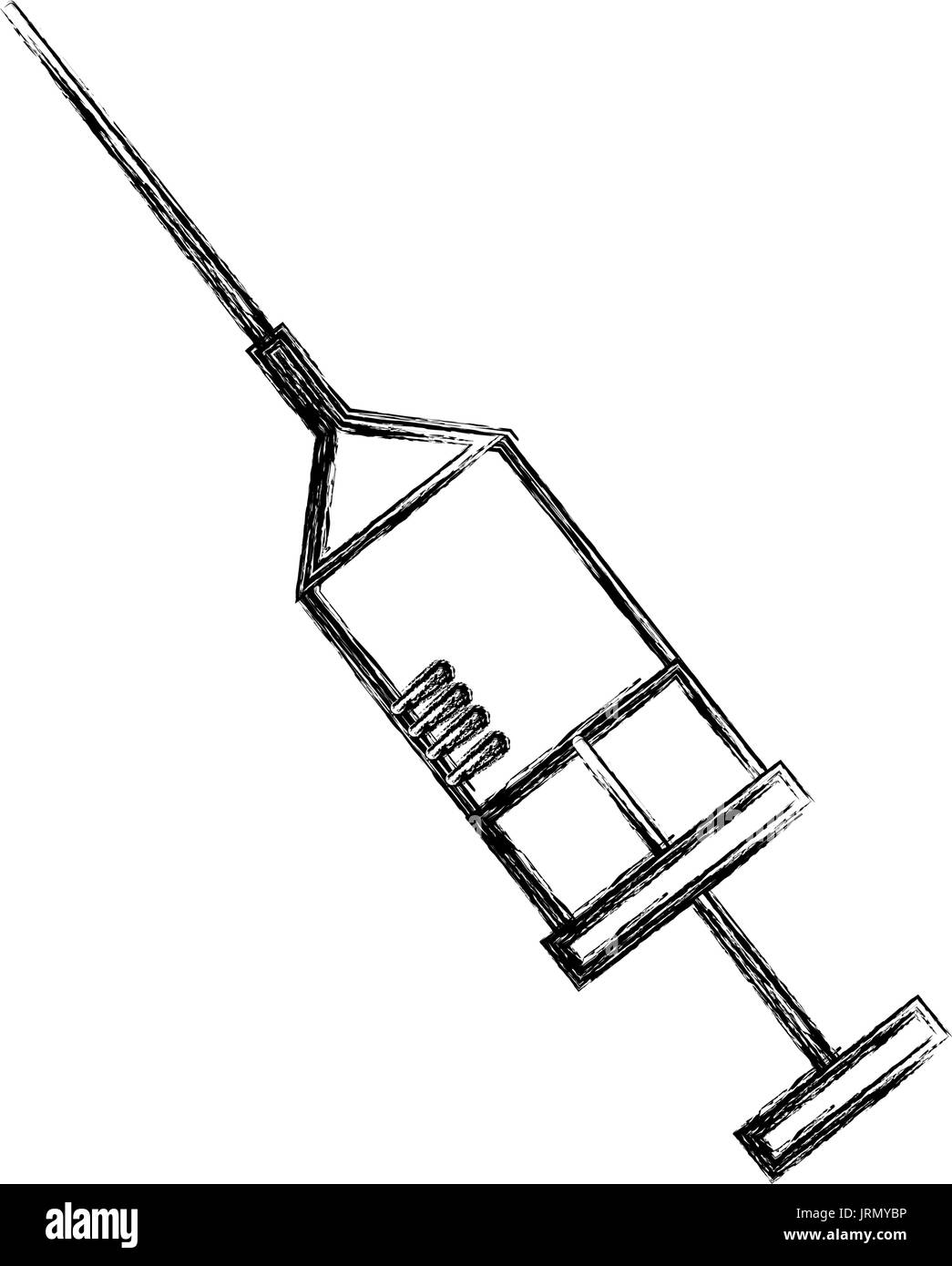 Medicine insulin syringe Black and White Stock Photos & Images Alamy