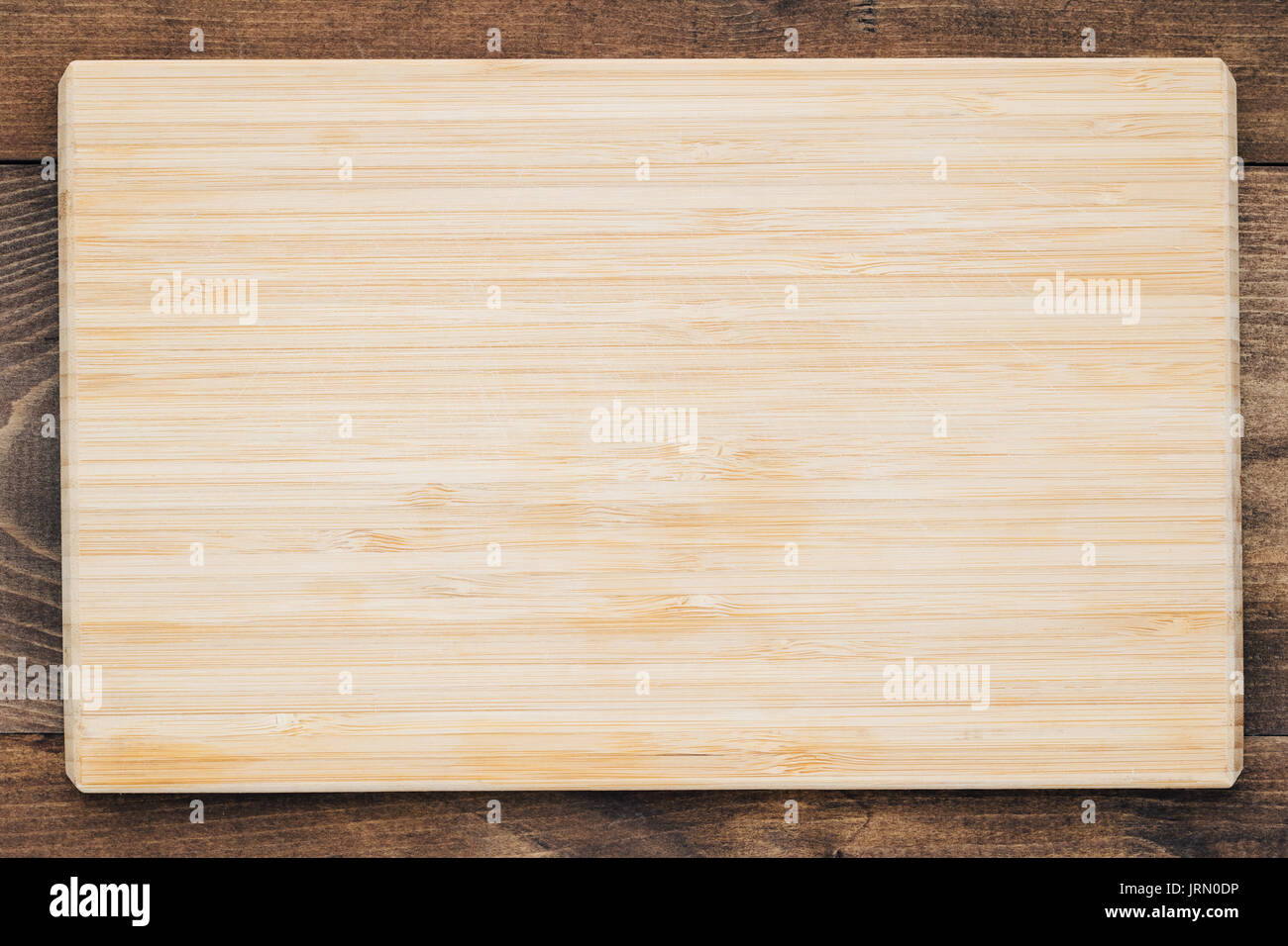 Top view of an empty wooden rectangular cutting board Stock Photo - Alamy