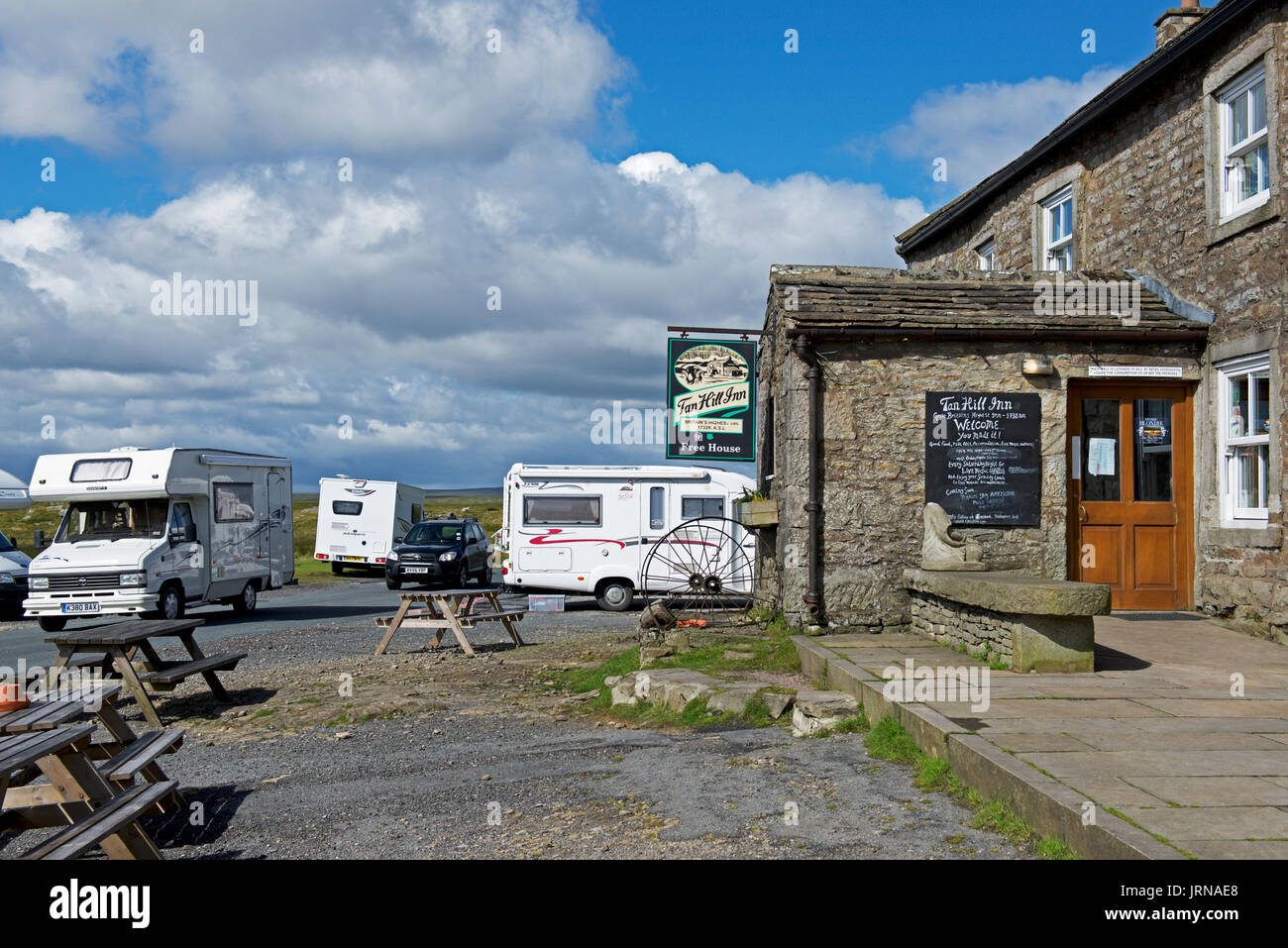 The Tan Hill Inn, the highest pub in the country, North Yorkshire