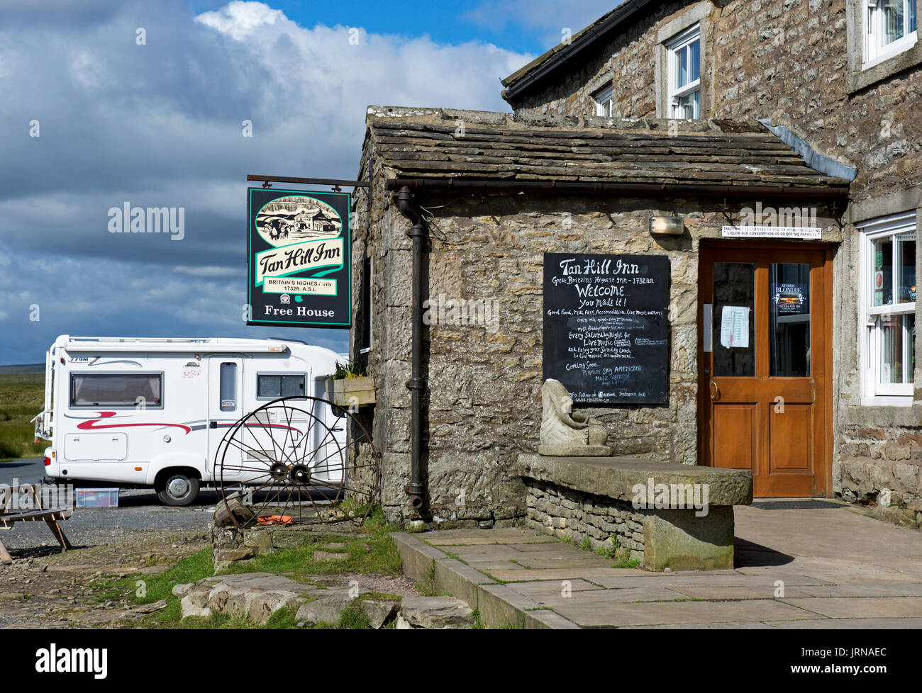 The Tan Hill Inn, the highest pub in the country, North Yorkshire