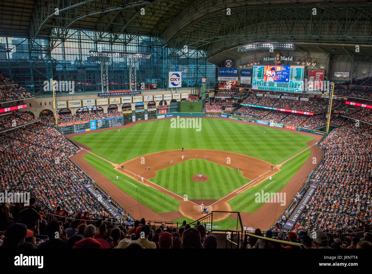Raw video: Timelapse of roof opening at Minute Maid Park for