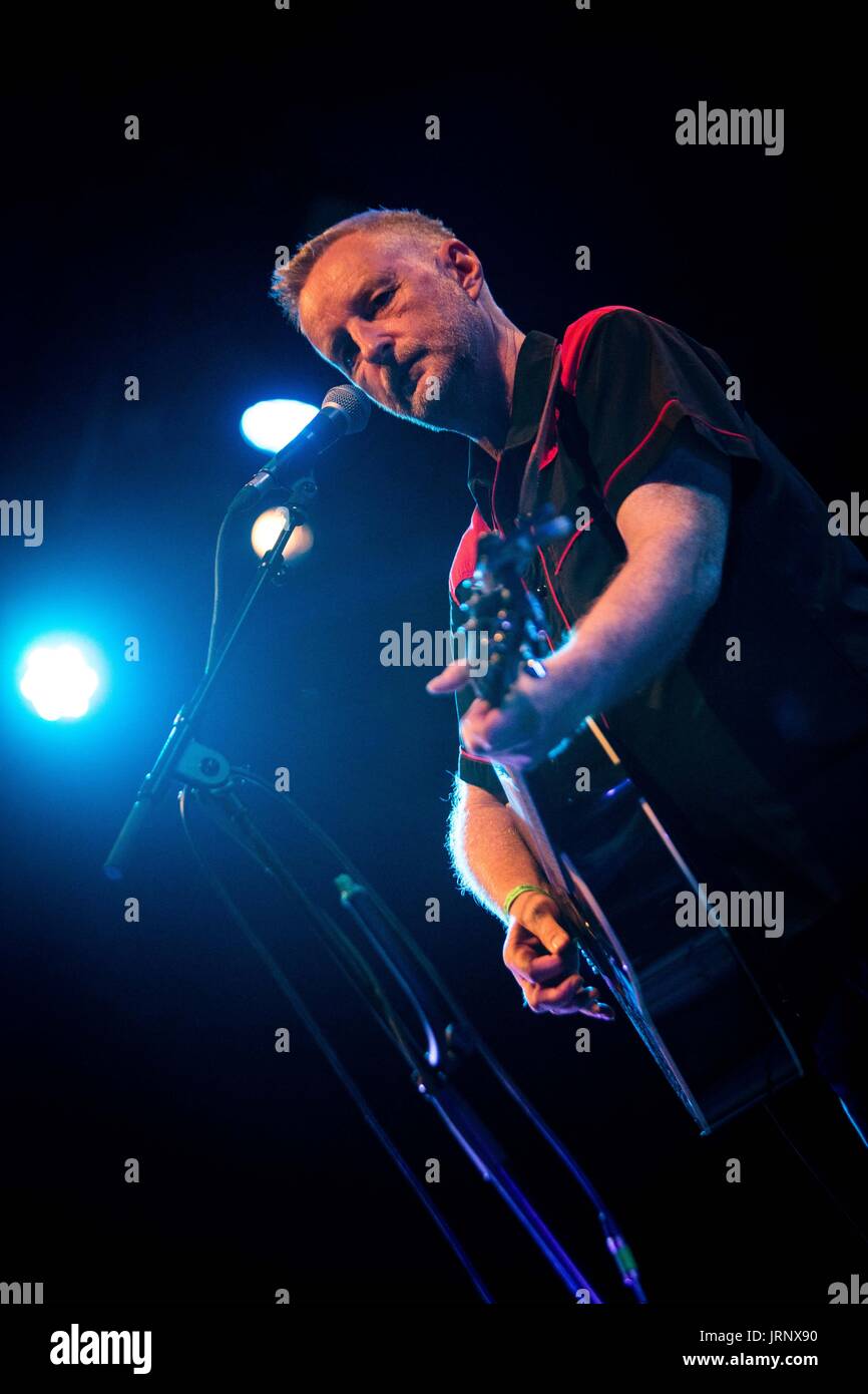 Milan, Italy. 5th August, 2017. Billy Bragg performs live at Carroponte © Roberto Finizio / Alamy Live News Stock Photo