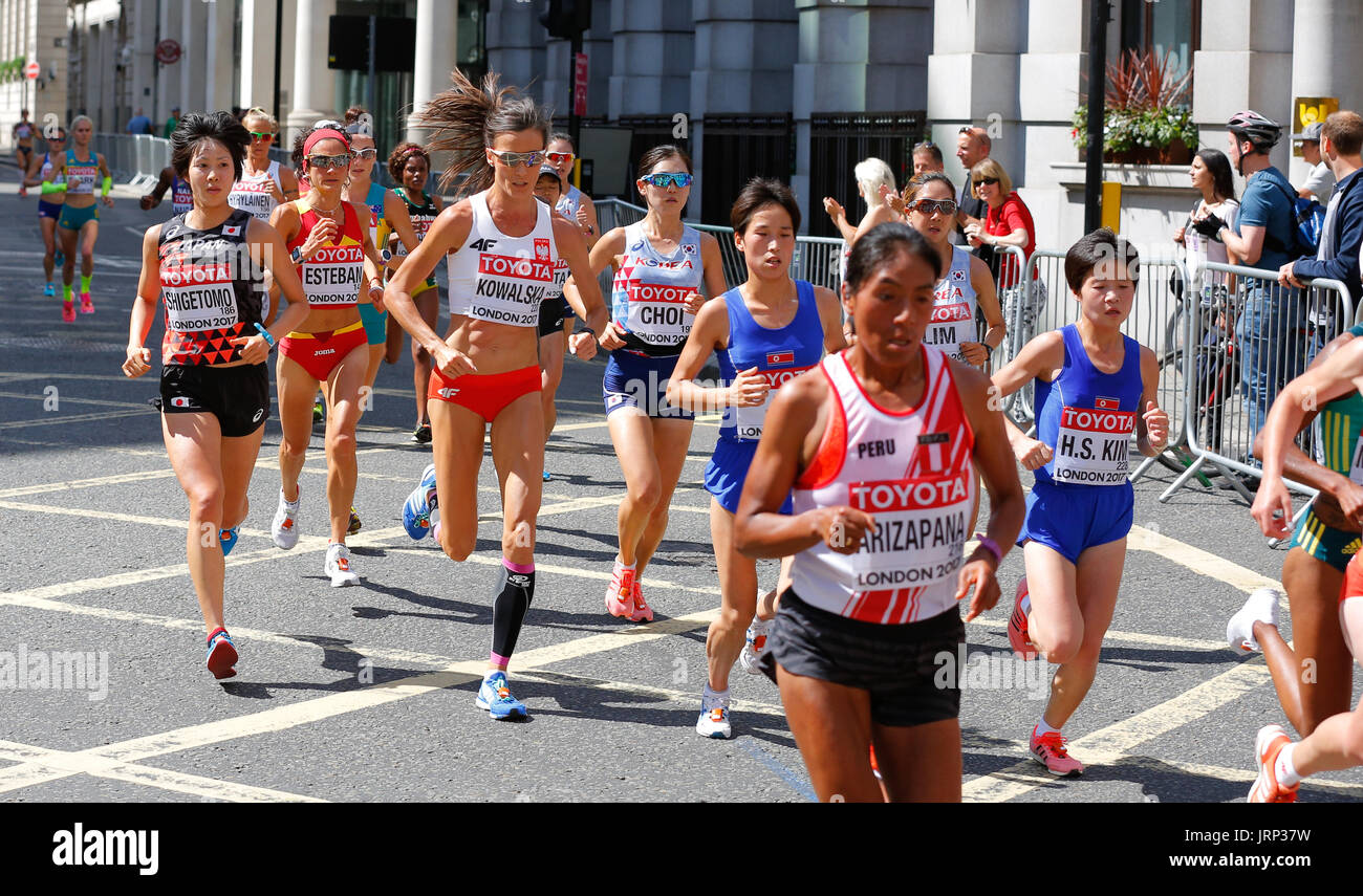 August 20th 20 World Athletics Championship in London. IAAF women ...