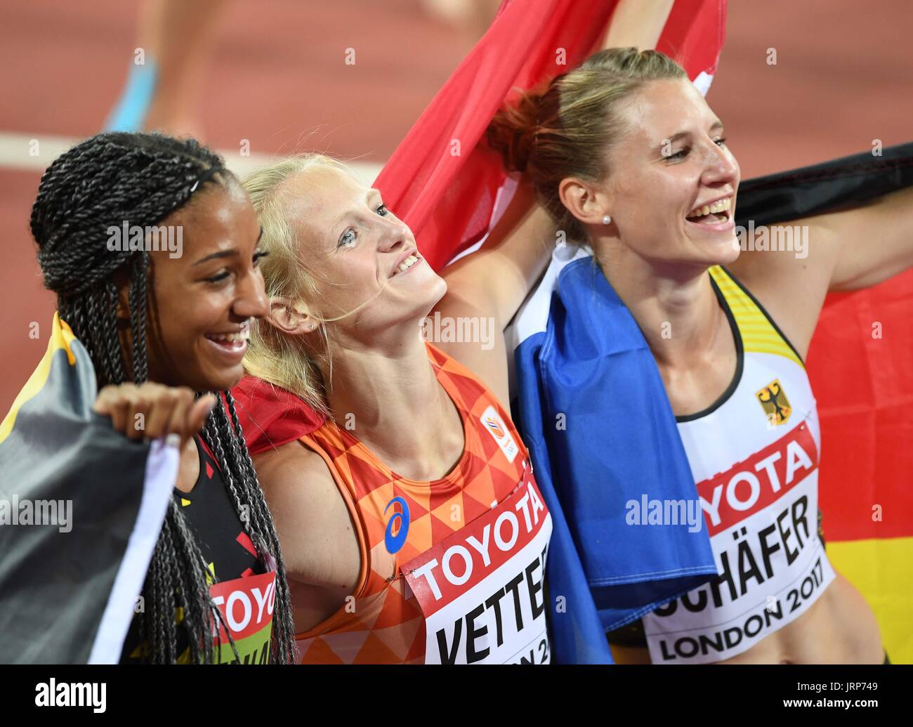 London, UK. 06th Aug, 2017. . IAAF world athletics championships. London Olympic stadium. Queen Elizabeth Olympic park. Stratford. Credit: Sport In Pictures/Alamy Live News Stock Photo
