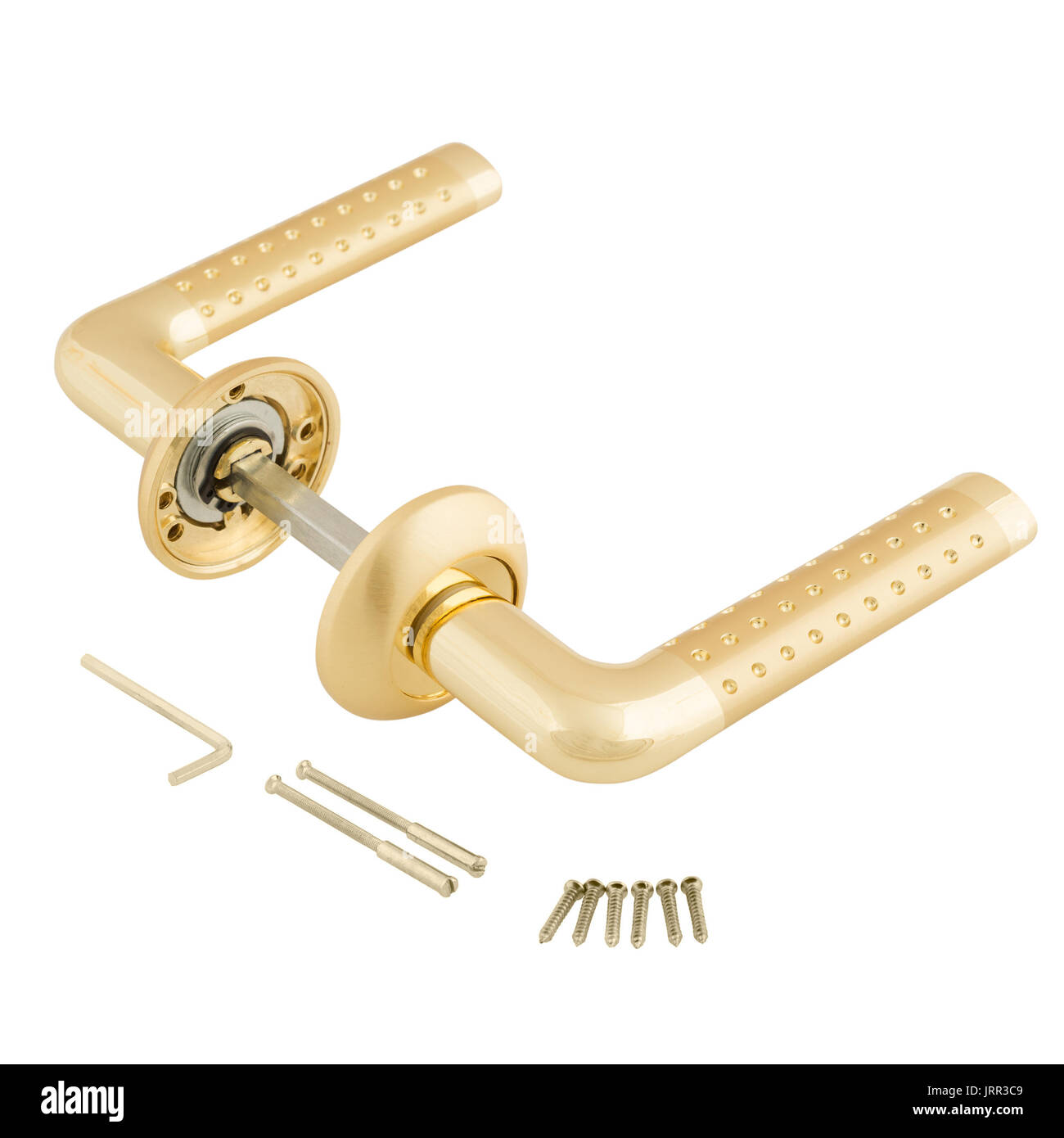 Door handle isolated Stock Photo Alamy
