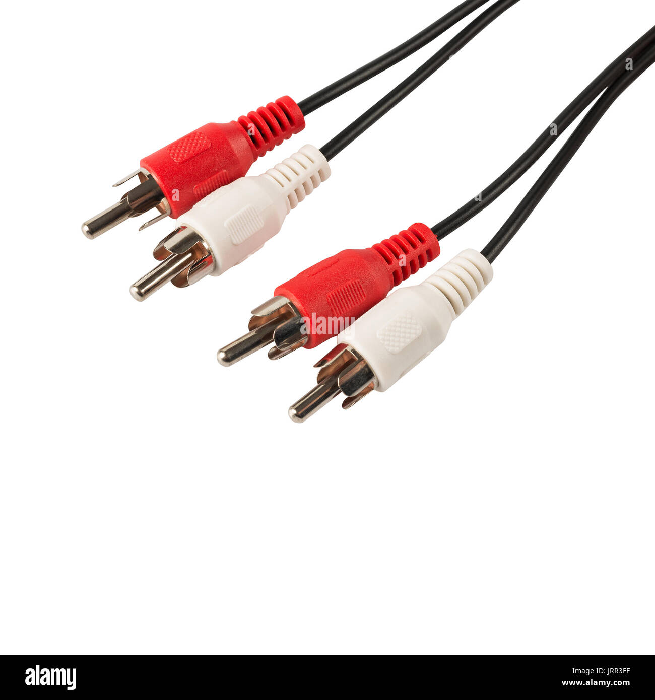 Video cables isolated Stock Photo Alamy