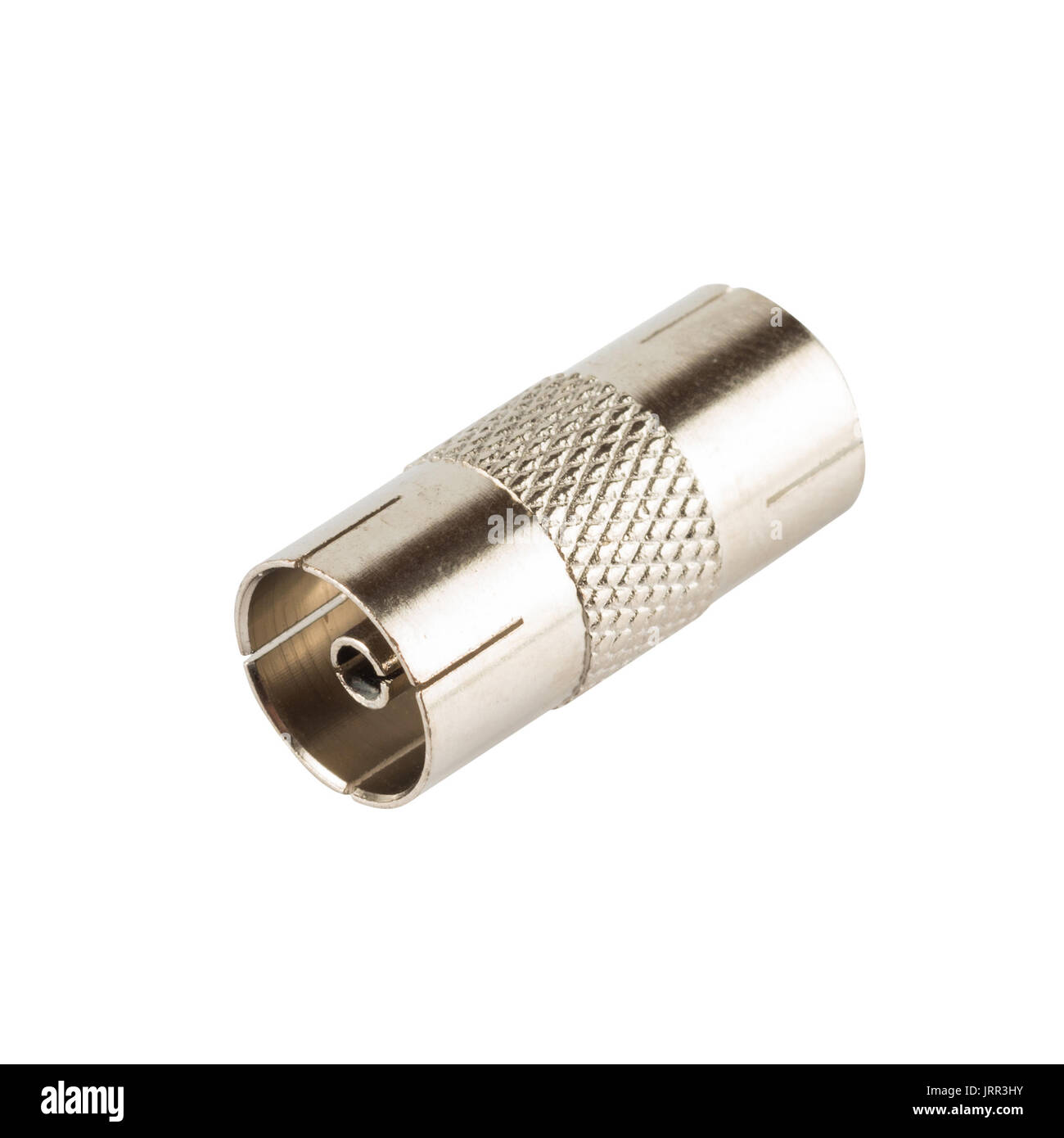 TV antenna cable element isolated Stock Photo Alamy