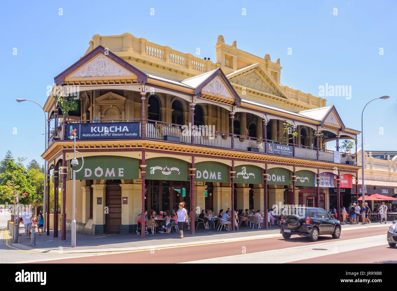 The Evan Davies Building was first opened in 15 March 1899 as the Literary Institute - Fremantle, WA, Australia Stock Photo