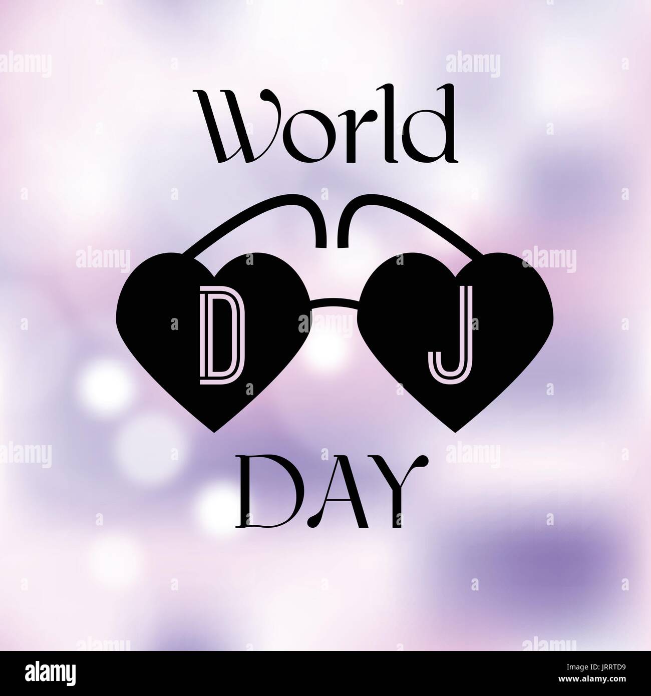 Holiday greetings illustration World Day DJ Stock Vector Image & Art ...