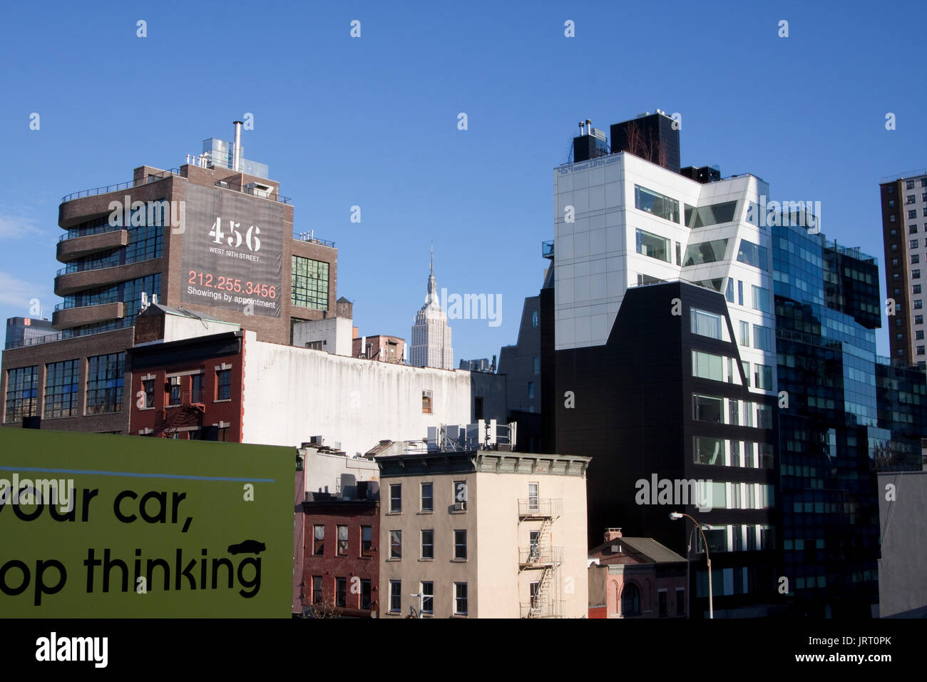 High line park empire state hi-res stock photography and images - Alamy