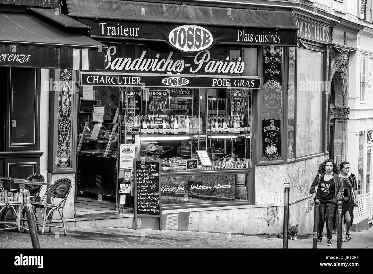 Small sandwich shop in the streets of Paris PARIS / FRANCE