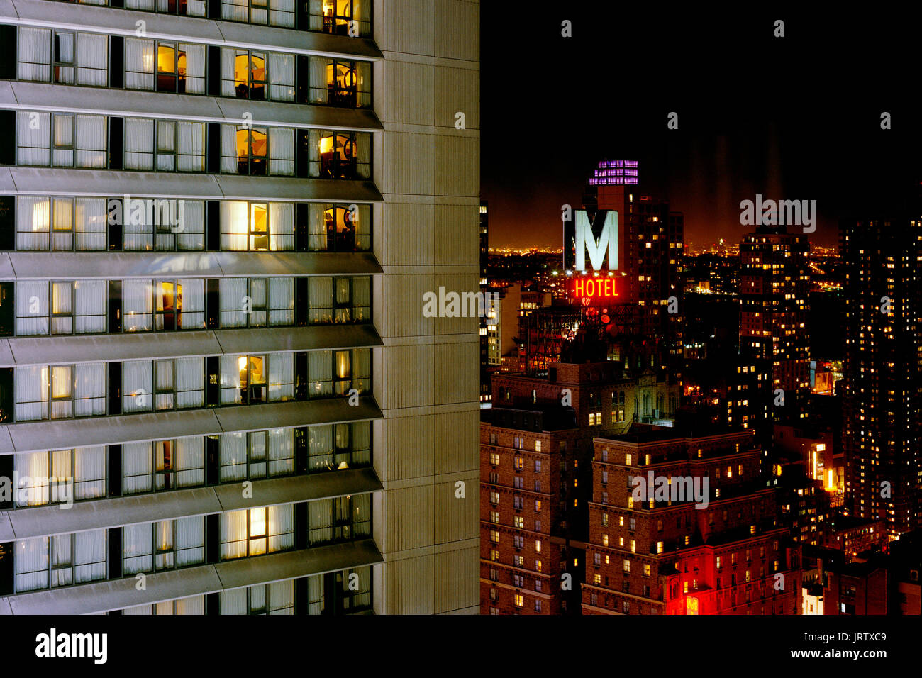 Penthouse view night light hi-res stock photography and images - Alamy
