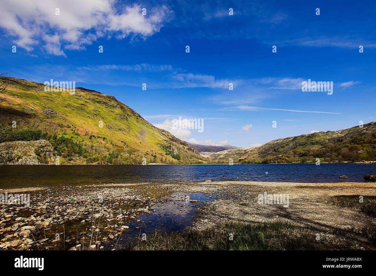 Snowdonia National Park landscape,North Wales,United Kingdom Stock