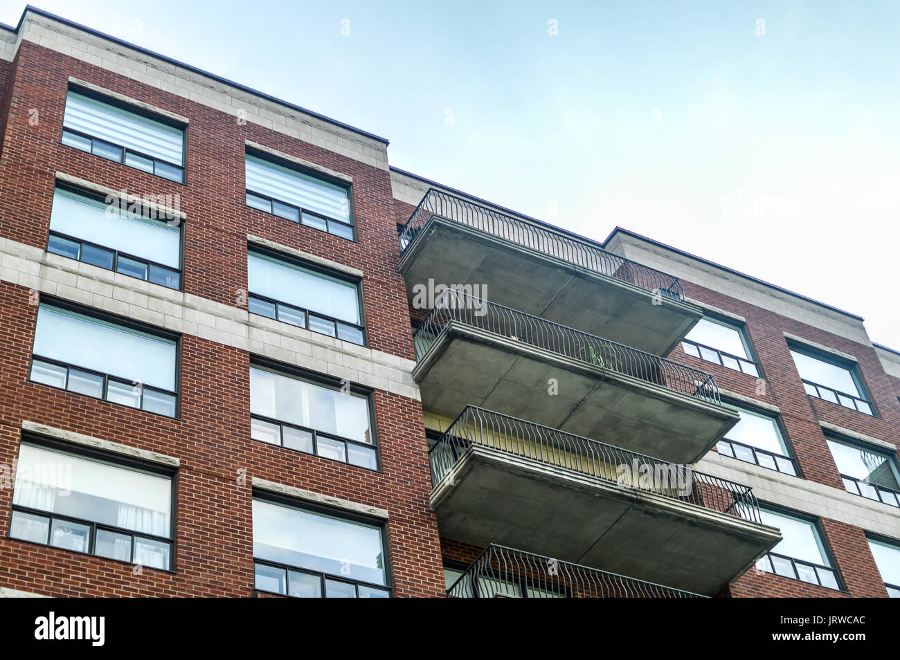 Modern condo buildings in downtown Montreal, Canada Stock Photo Alamy