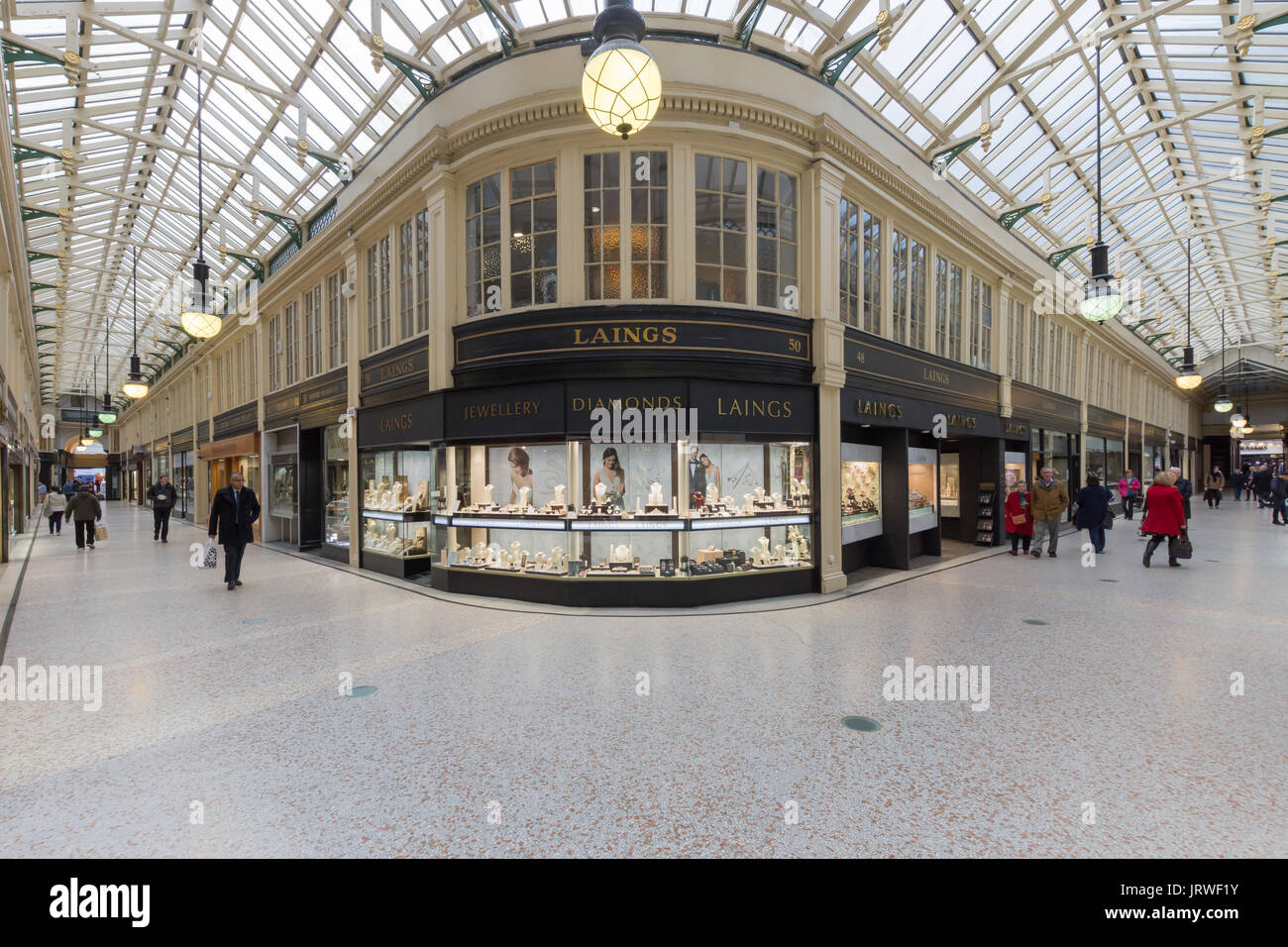 Argyle Arcade Shopping - Glasgow UK Stock Photo