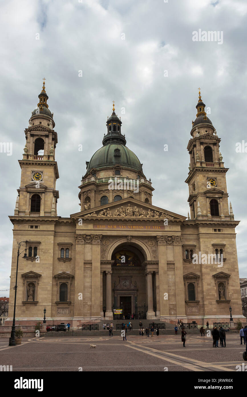 St. Stephen's Basilica (Szent István Bazilika), Lipótváros, Budapest, Hungary Stock Photo