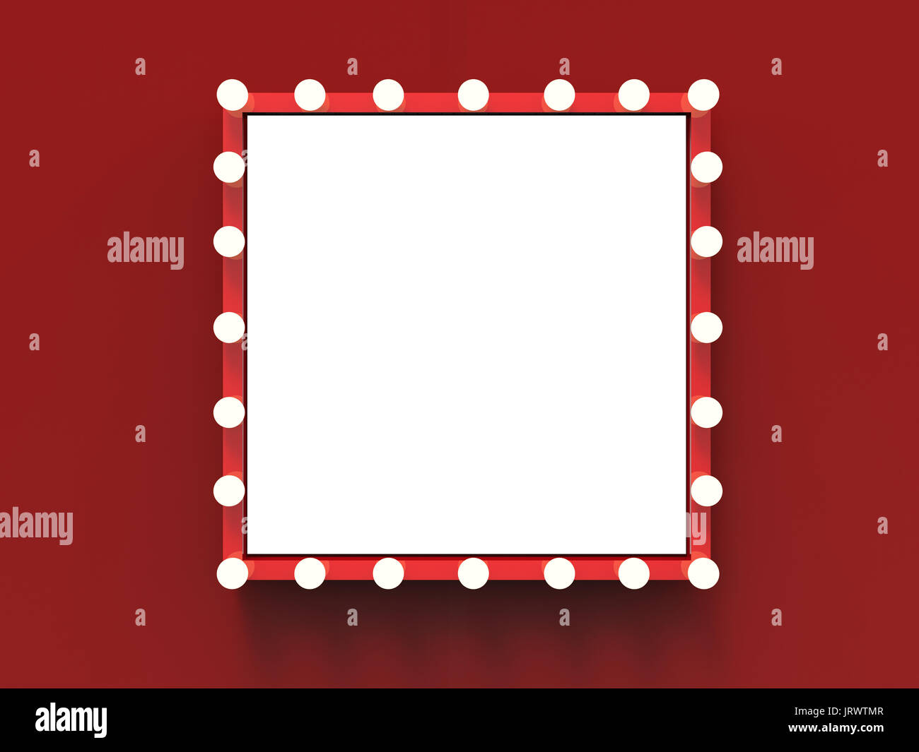 Red neon frame lighting hi-res stock photography and images - Alamy