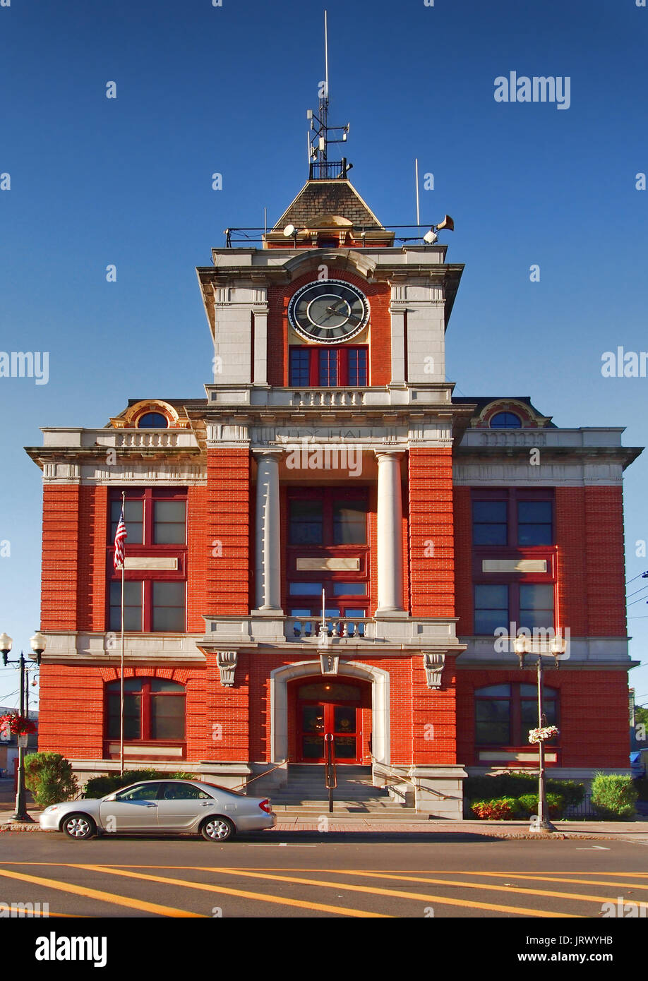 Geneva , New York, USA. August 5, 2017.Geneva City Hall in downtown