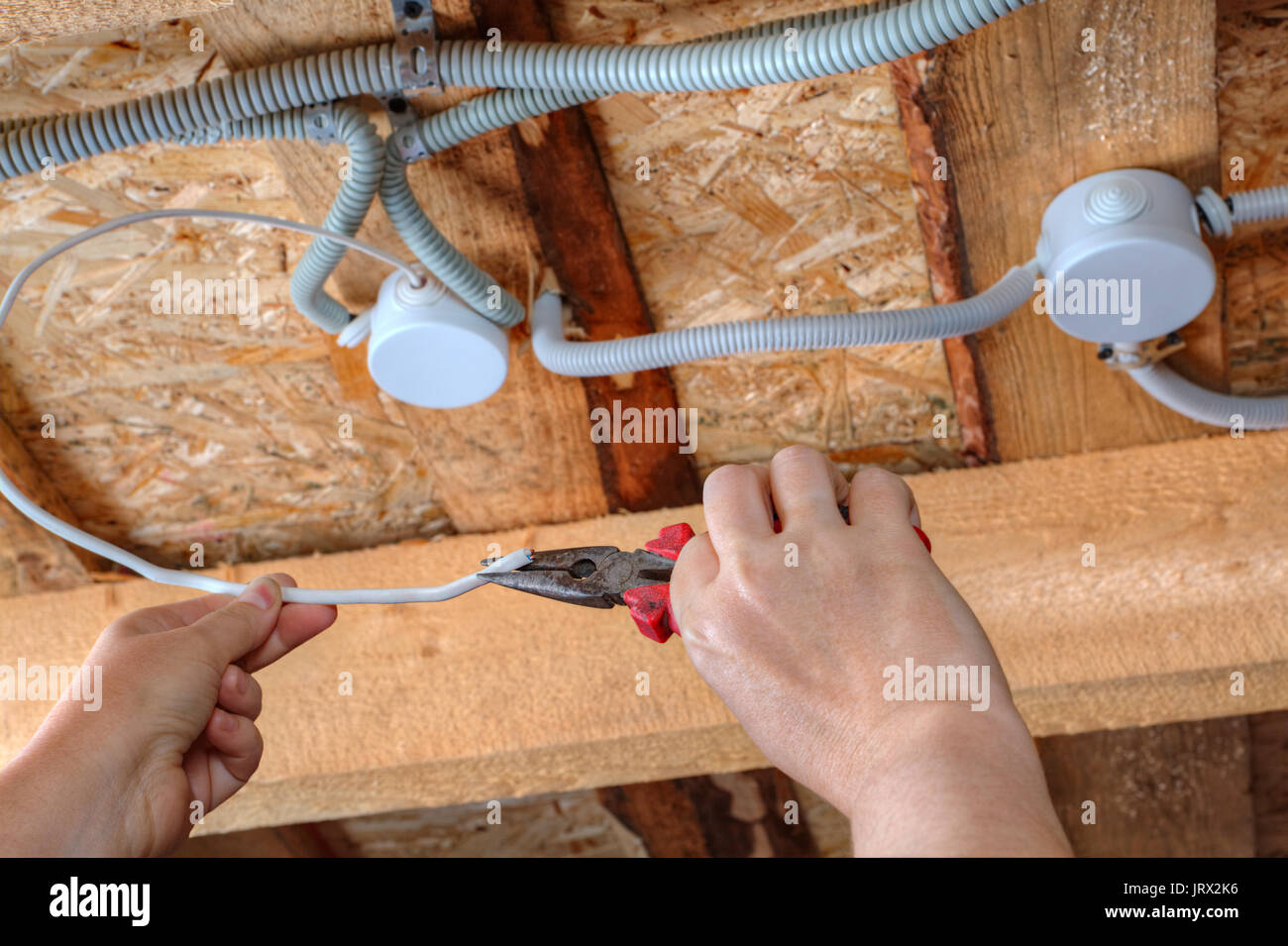 Installation Of Electrical Wiring In The Ceiling Electrician