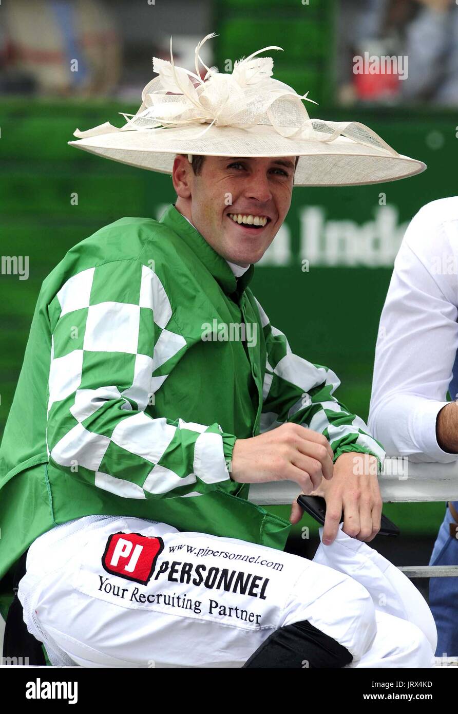 Leigh Roche celebrates winning the Foran Equine Irish EBF Auction ...