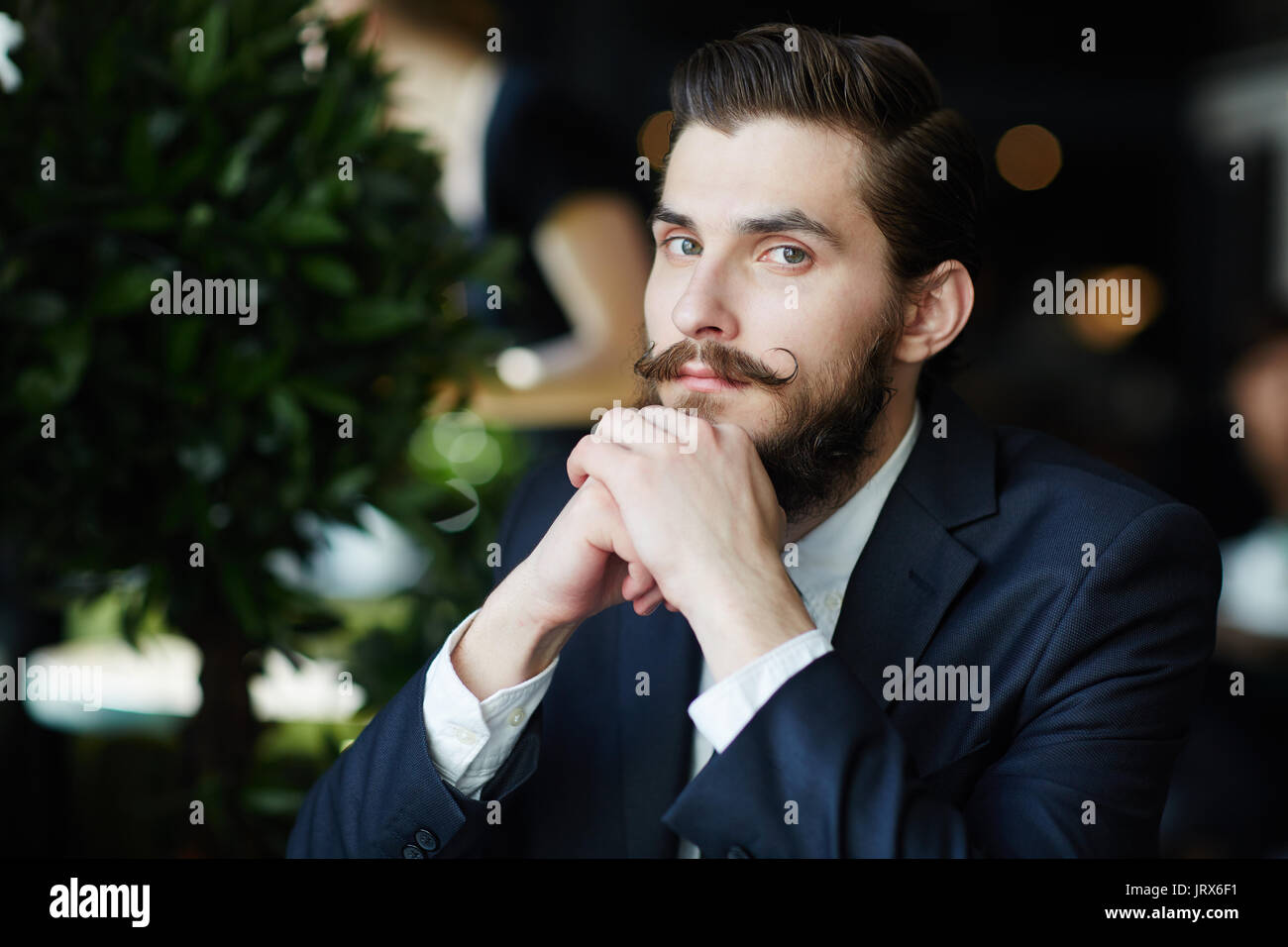 Posh man Stock Photo