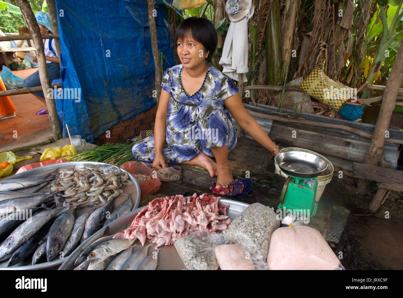 Can Tho street Market, Mekong Delta, Vietnam Stock Photo Alamy