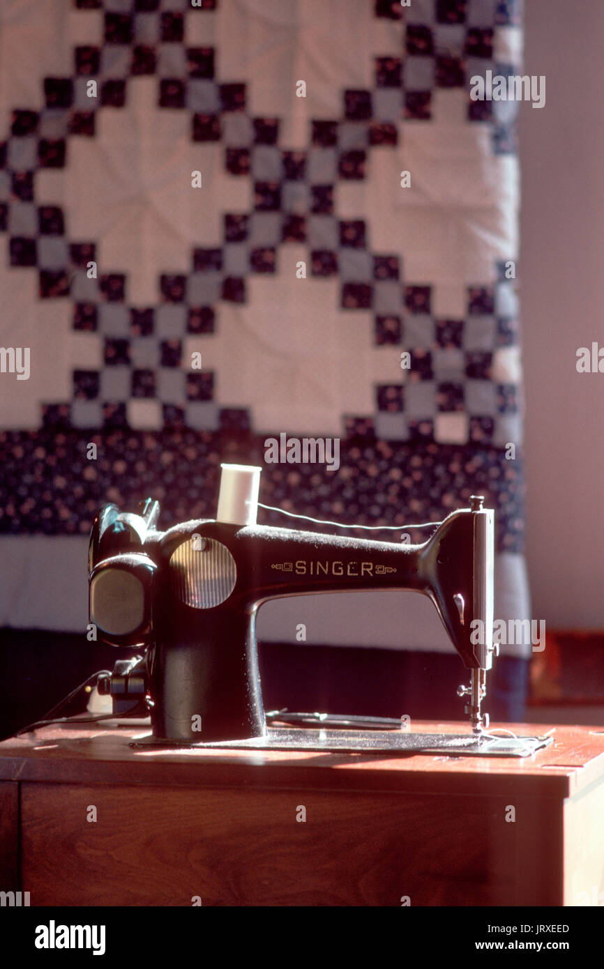 Singer Sewing Machine Stock Photo