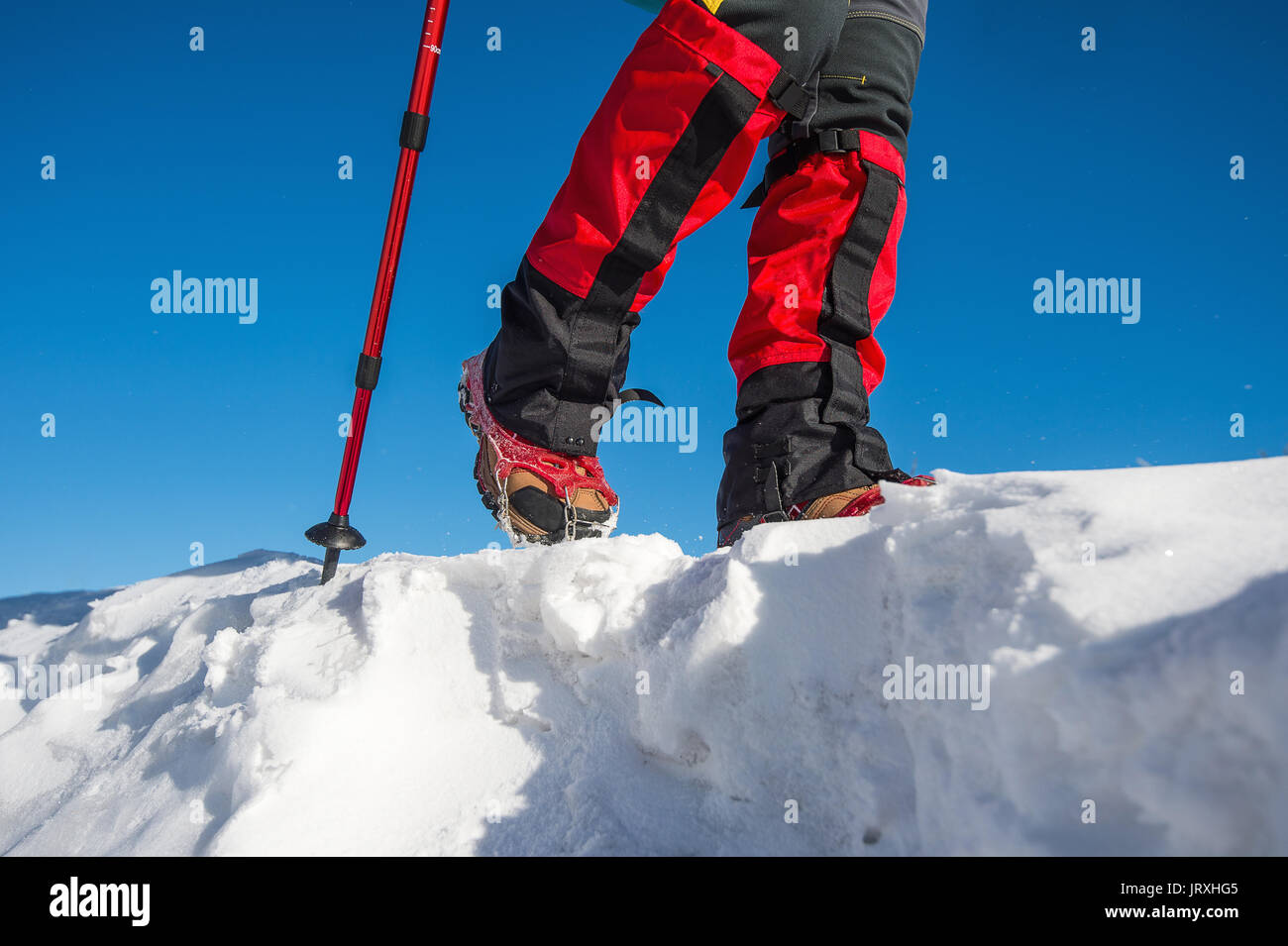 Shoes spikes walking hi-res stock photography and images - Alamy