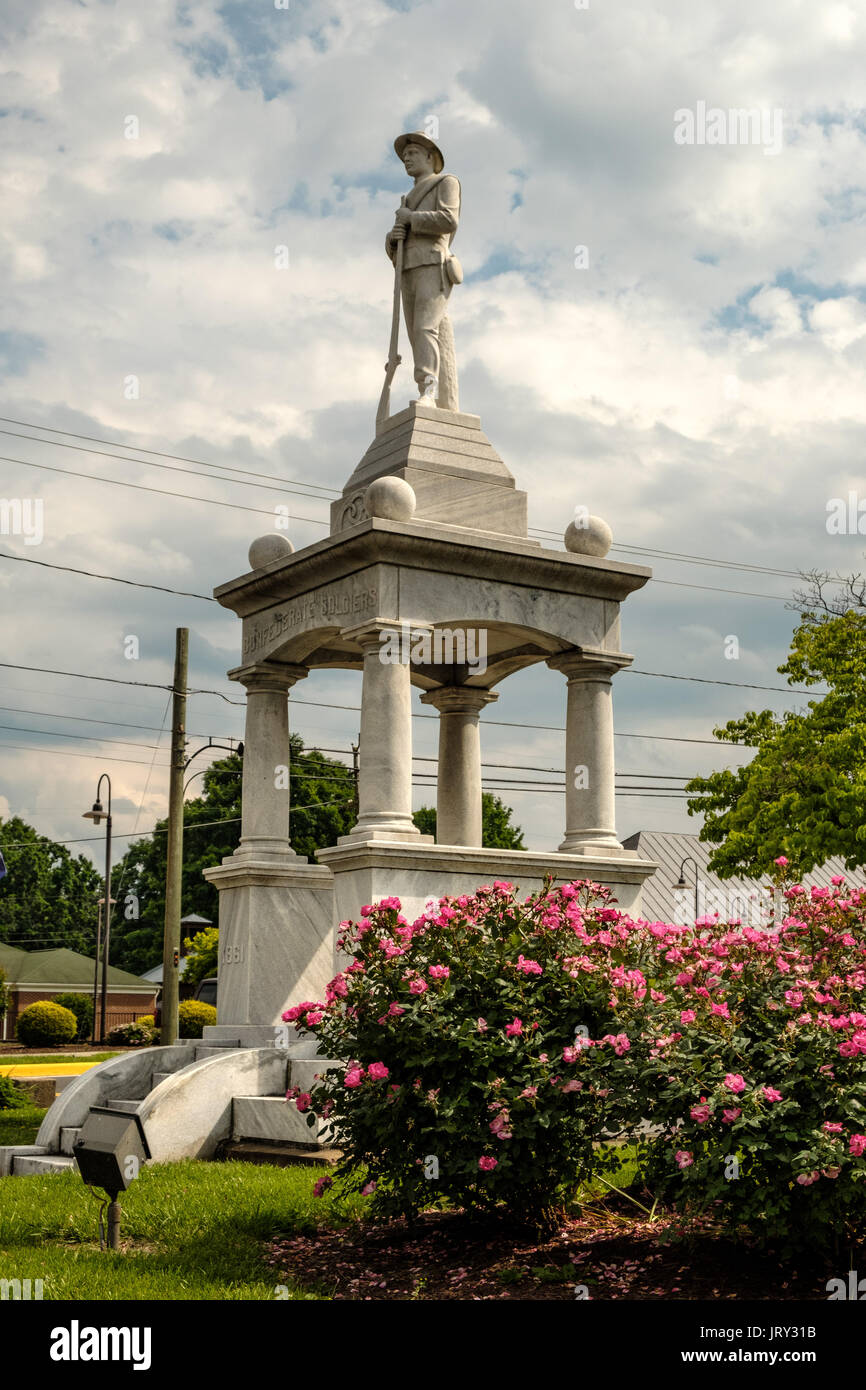 Confederate Memorial, Campbell and South Broad Streets, Luray Stock