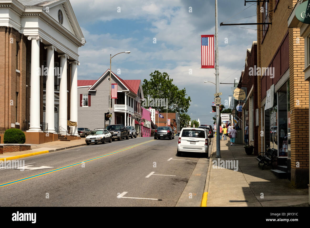 Luray downtown historic district hires stock photography and images