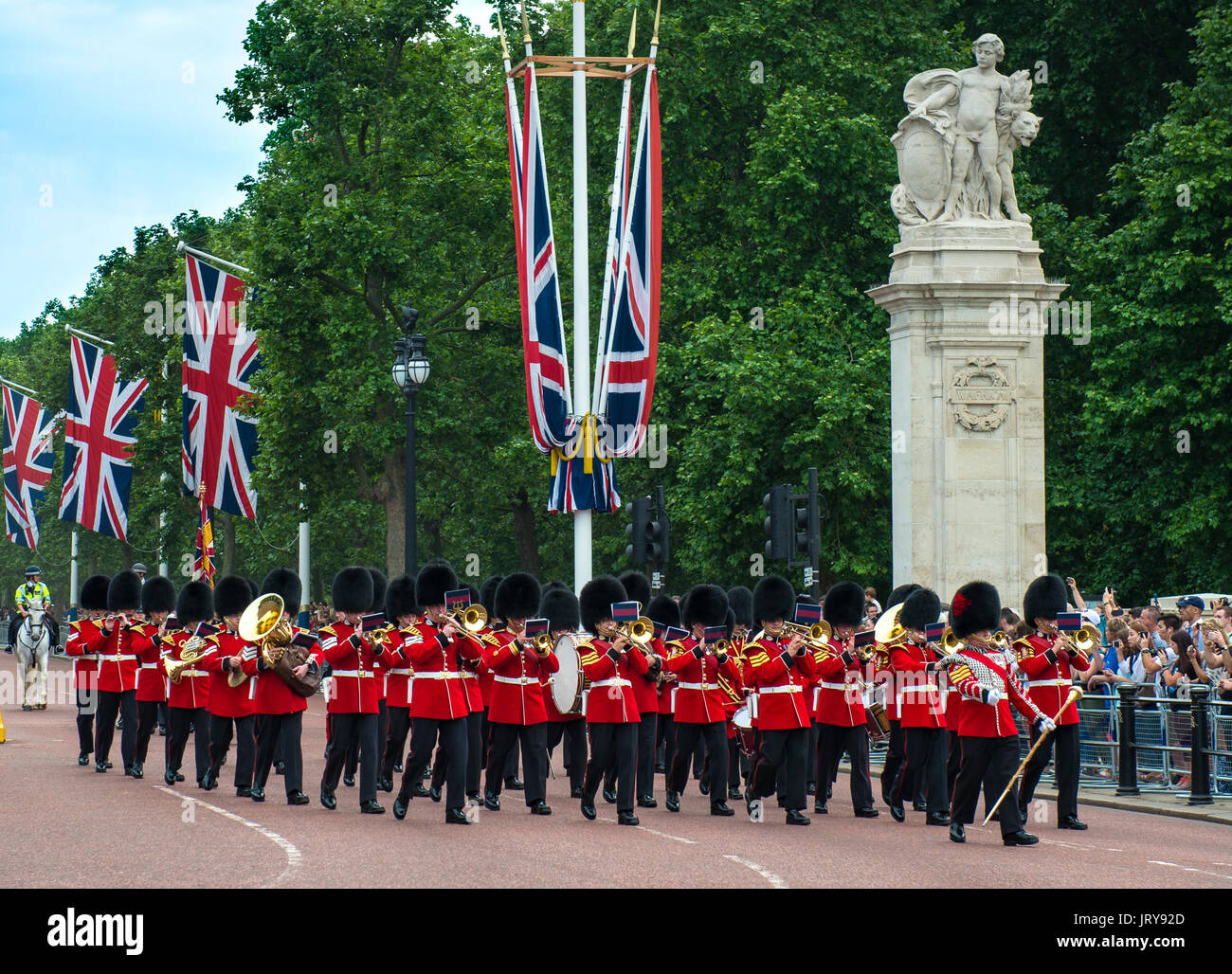 Royal Guard, Changing of the Guards, London, England, United Kingdom Stock Photo
