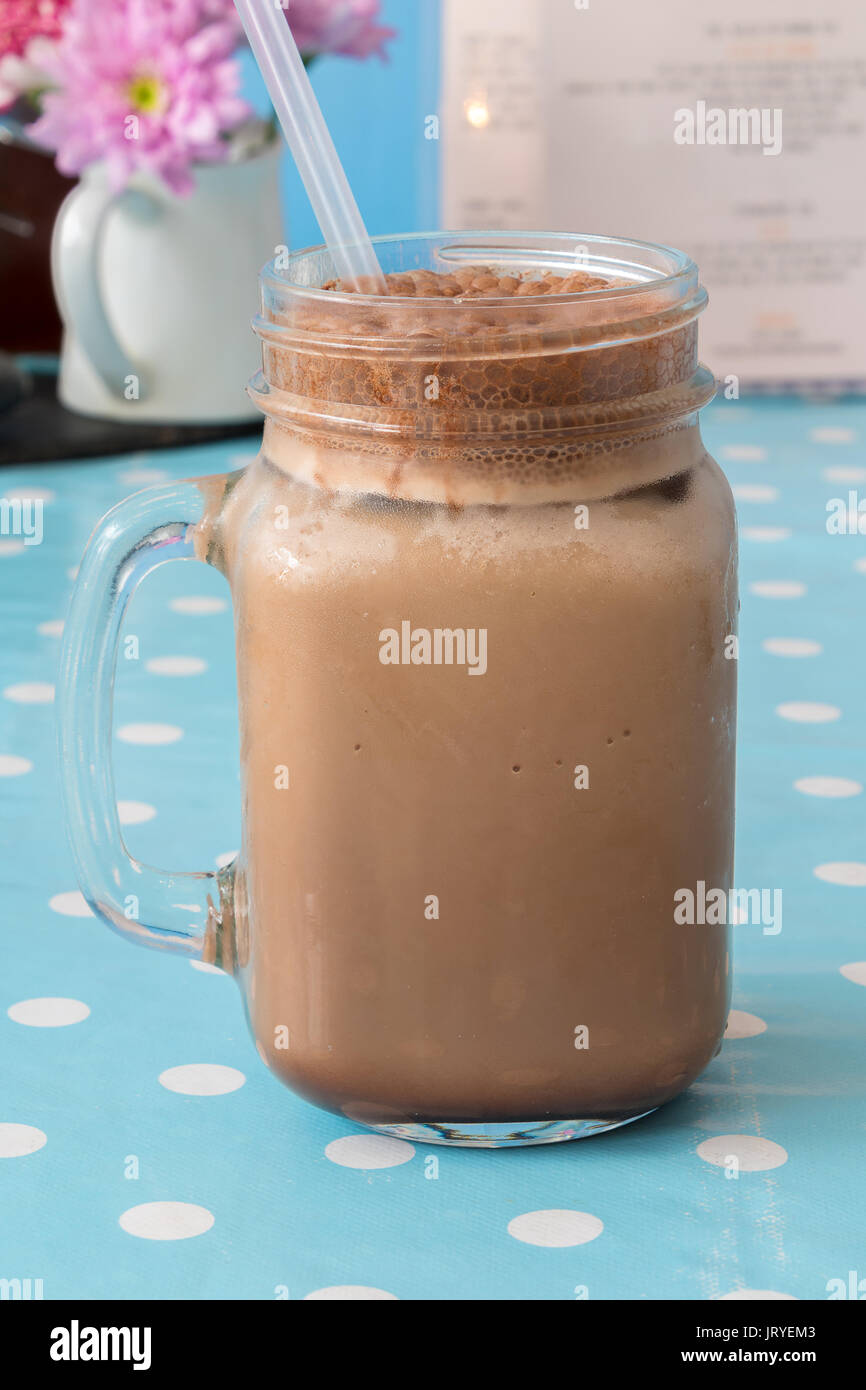 Download Download Glass With Chocolate Milkshake Object Mockups Yellowimages Mockups