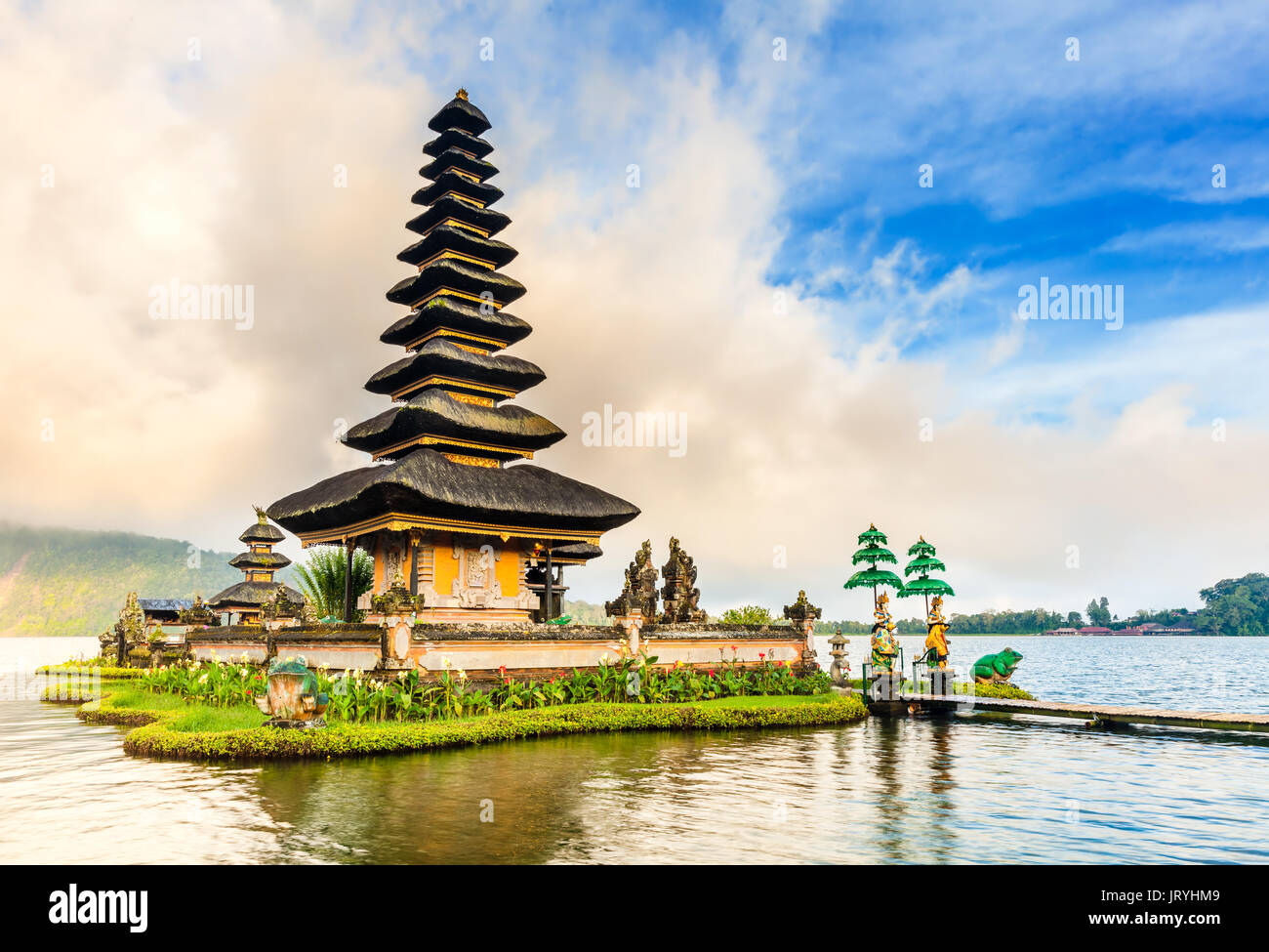 Ulun Danu Beratan Temple Is A Famous Picturesque Landmark Located