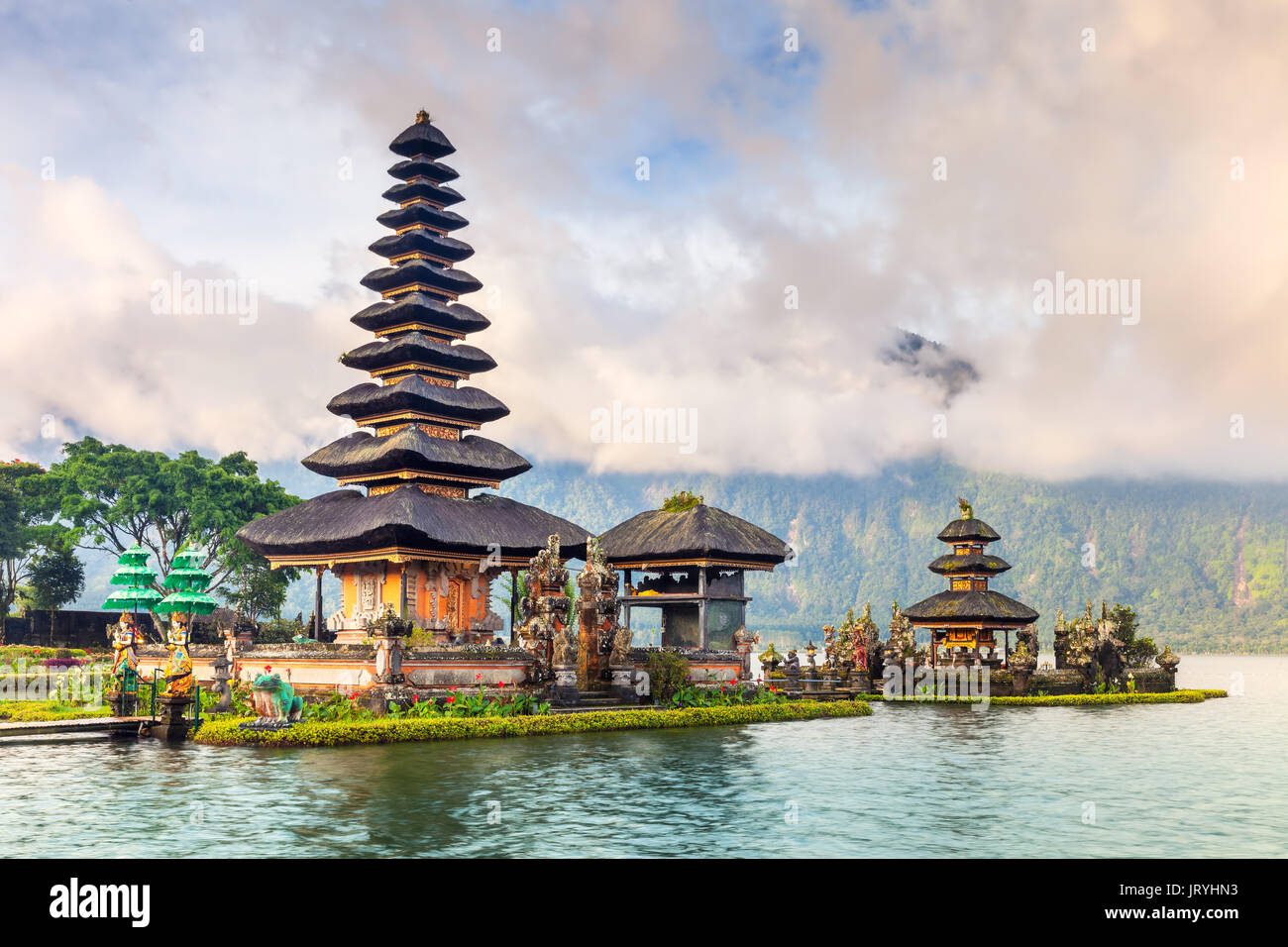 Pura Ulun Danu Bratan, Hindu temple on Bratan lake, Bali, Indonesia Stock  Photo - Alamy