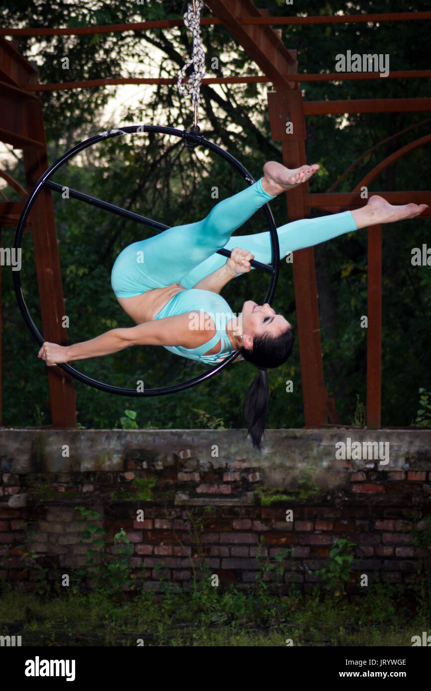 Aerial workout hires stock photography and images Alamy