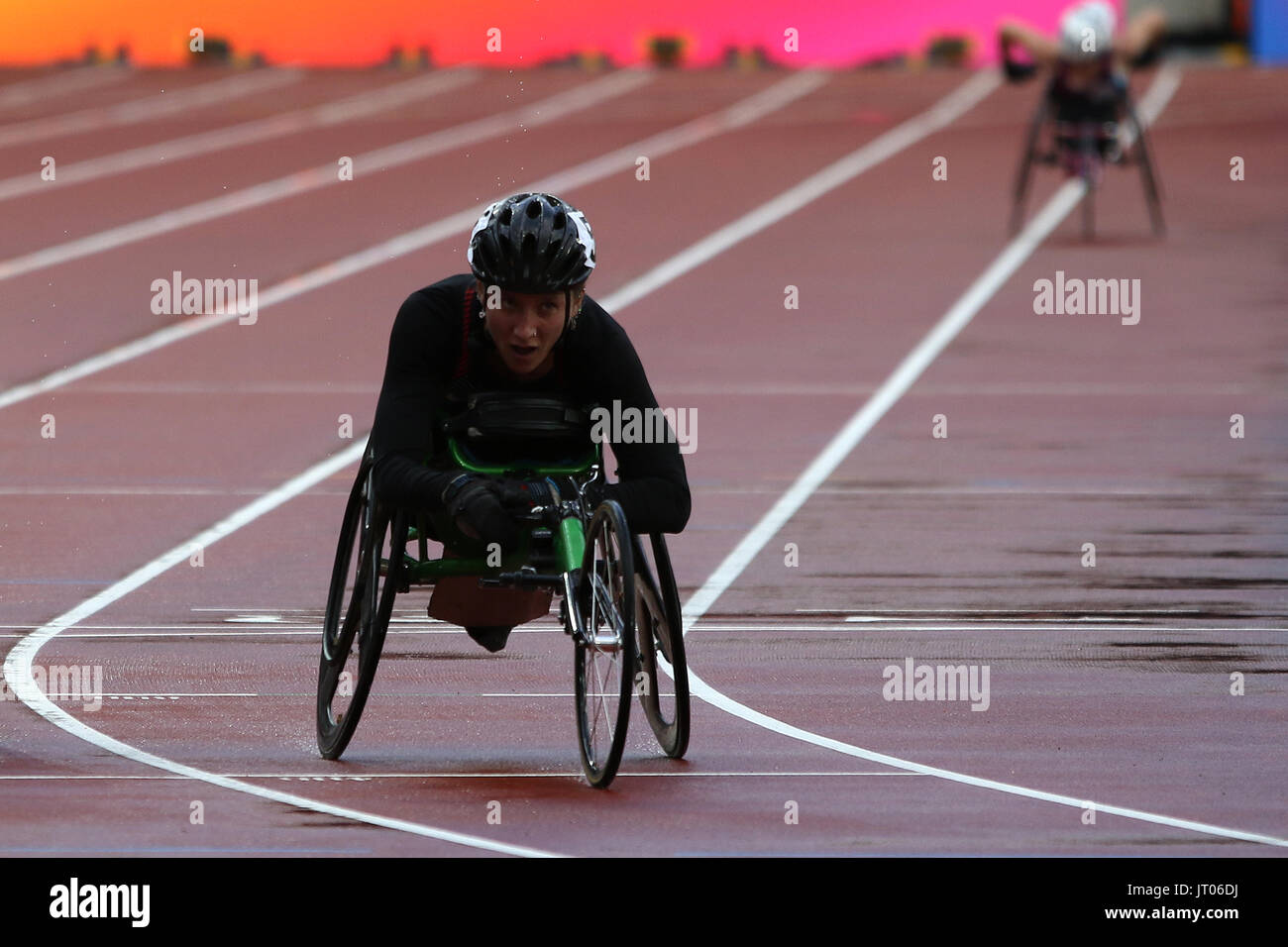 Jessica FROTTEN of Canada in the Women's 800m T53 Final at the World Para Championships in London 2017 Stock Photo