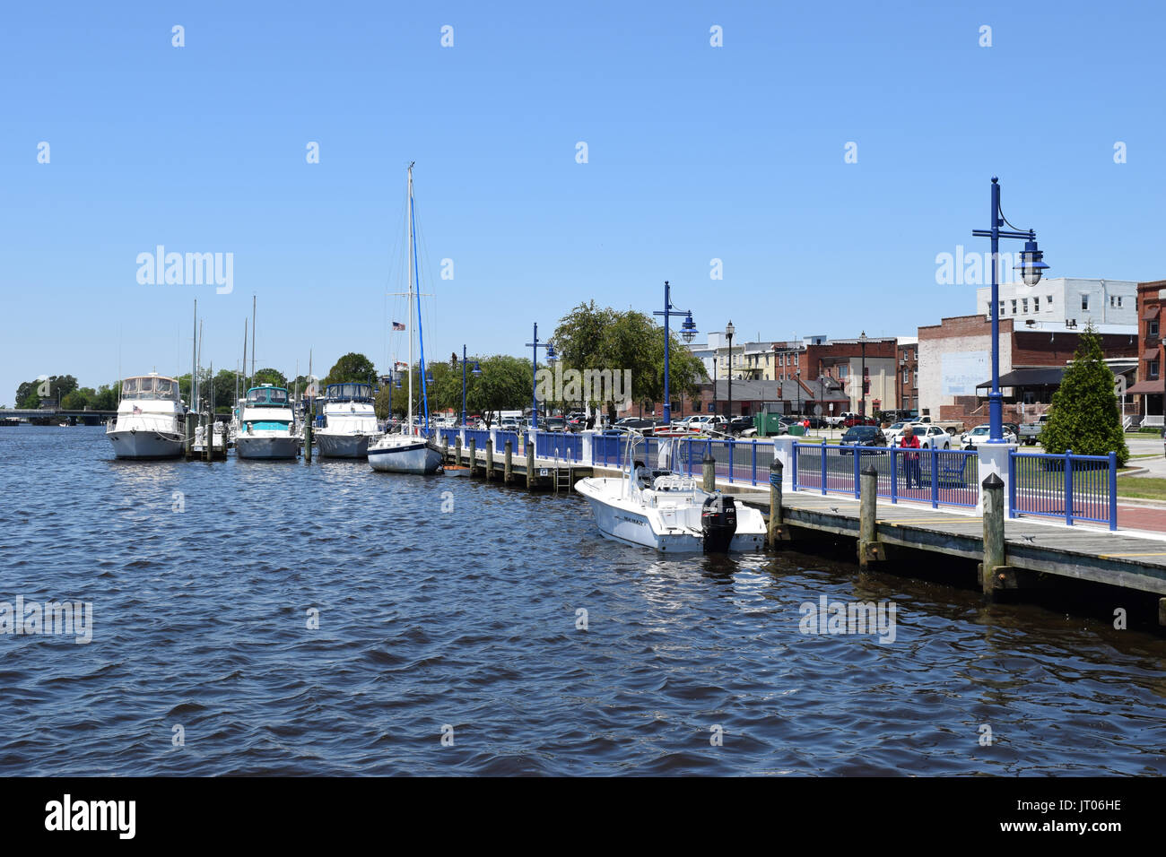 A Marina along the Washington, NC Waterfront Stock Photo Alamy