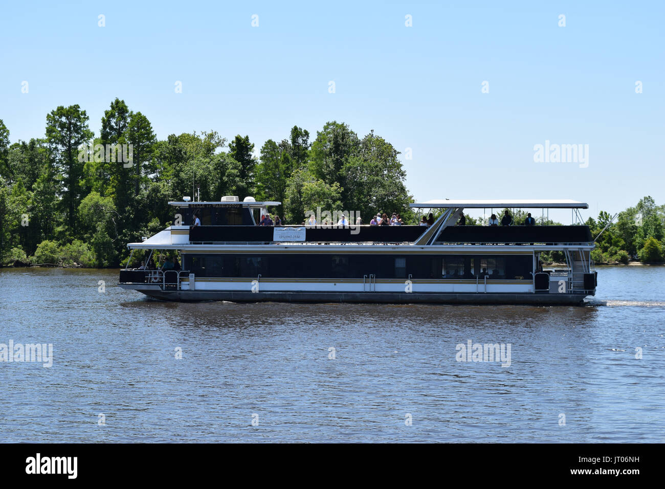 The Belle of Washington charter cruise boat. Stock Photo