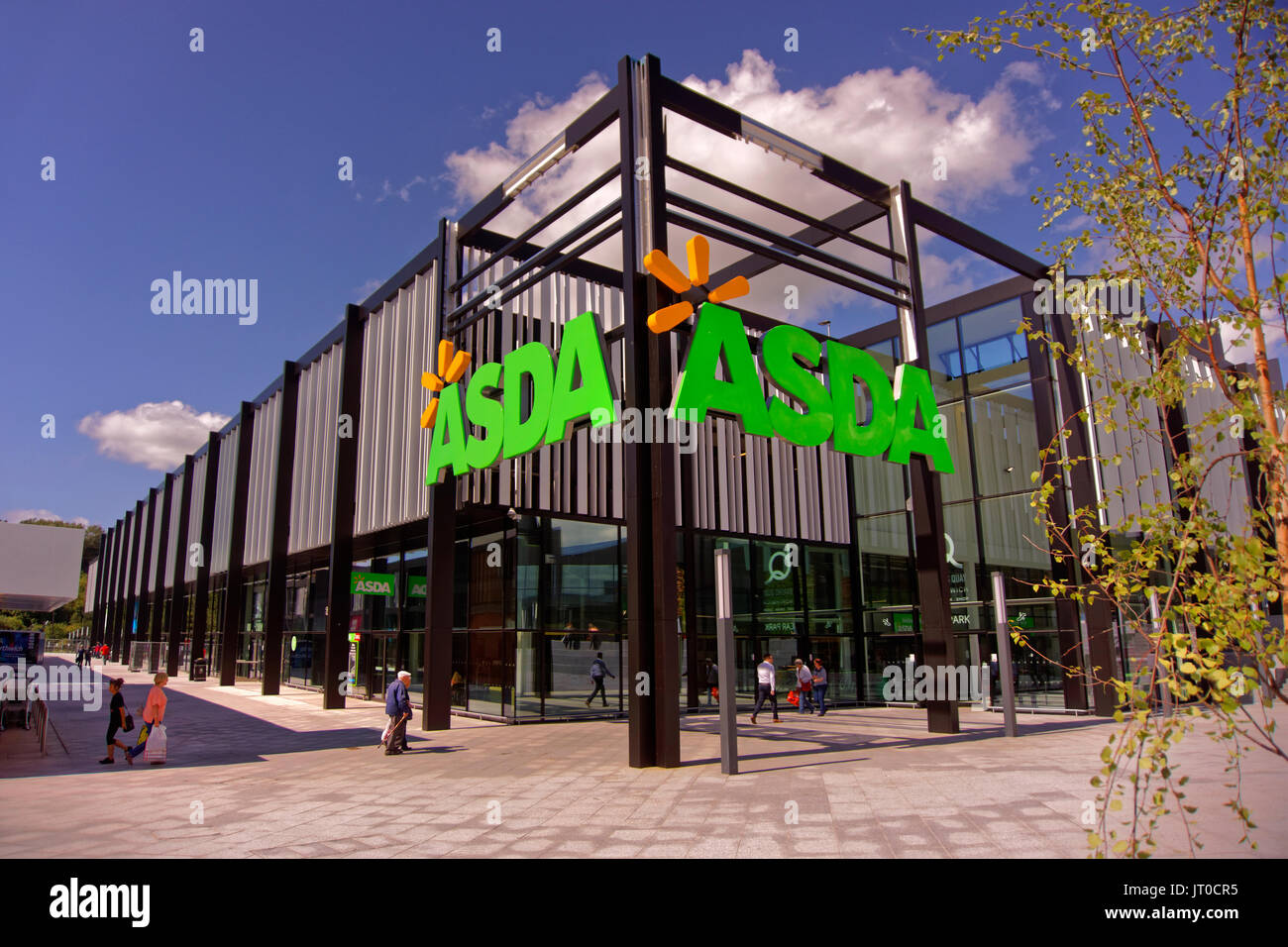 Asda store at the new Barons Quay development at Northwich, Cheshire