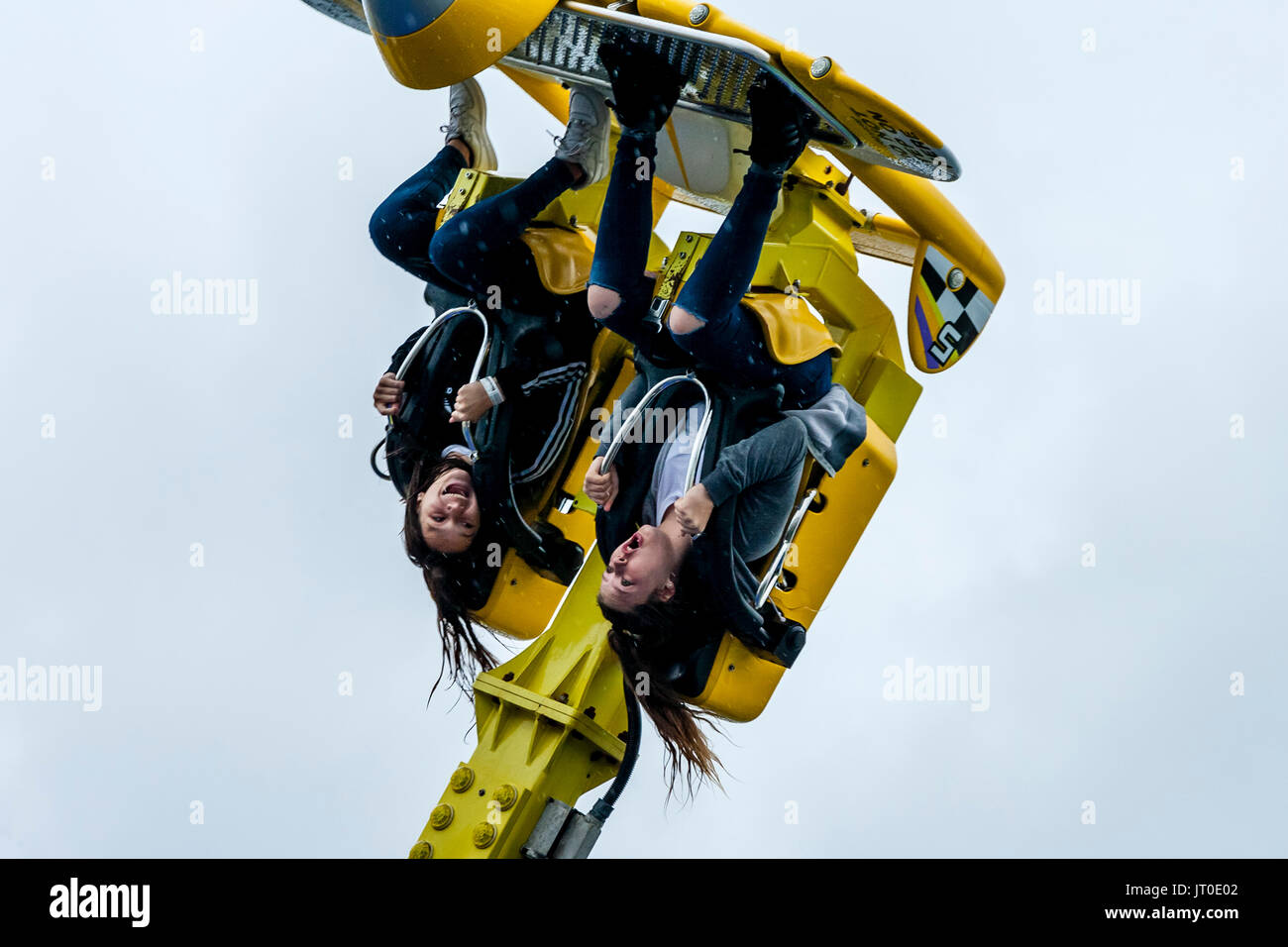Fairground ride rides girls uk hi-res stock photography and images - Alamy