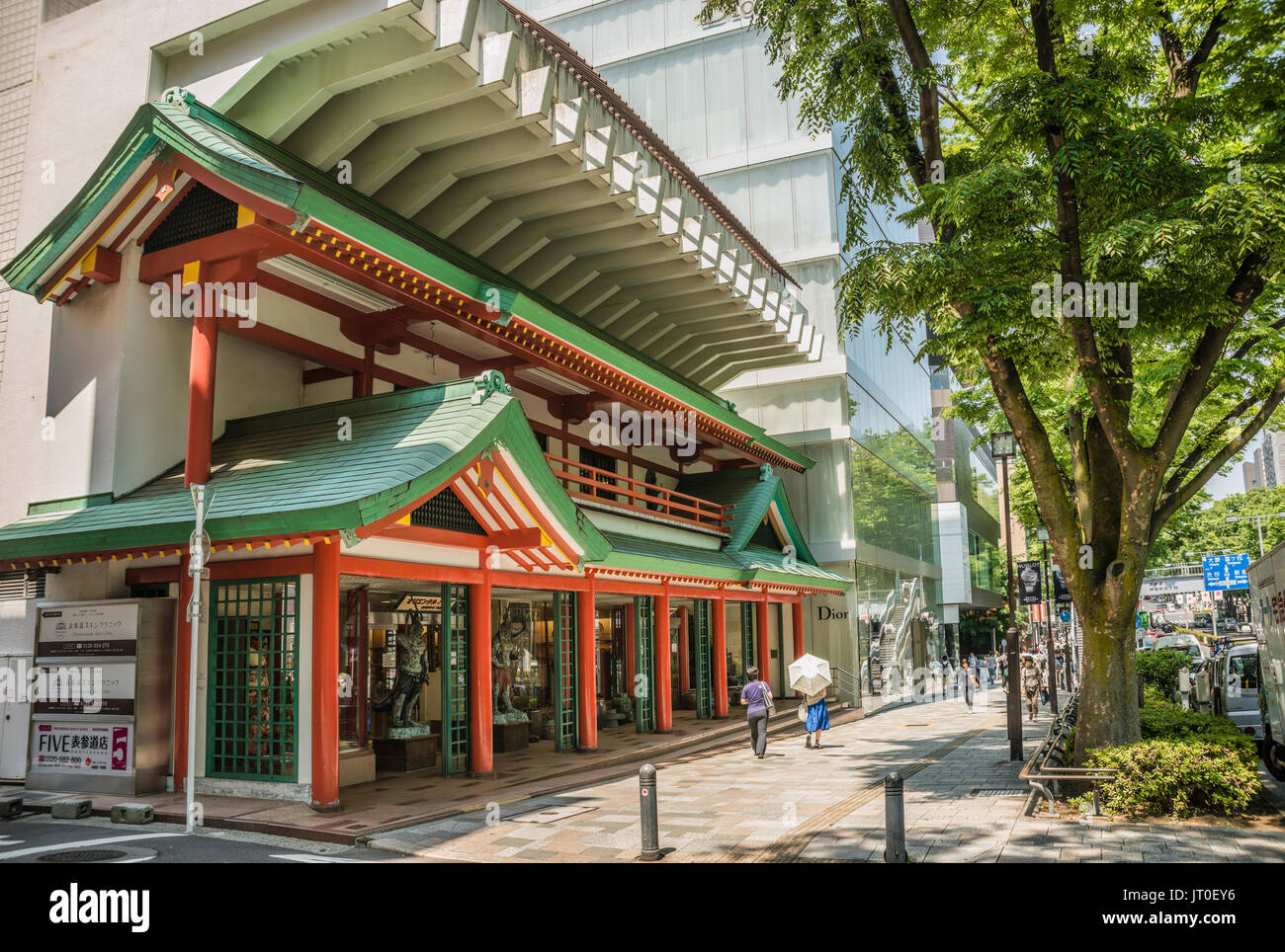 Oriental Bazaar Shop at Omotesando Avenue, Tokyo, Japan Stock Photo