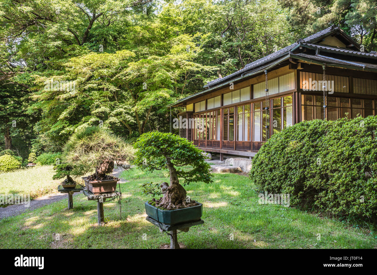 Kakuuntei tea house at Meiji Jingu Gyoen (Inner Graden), Yoyogi, Tokyo