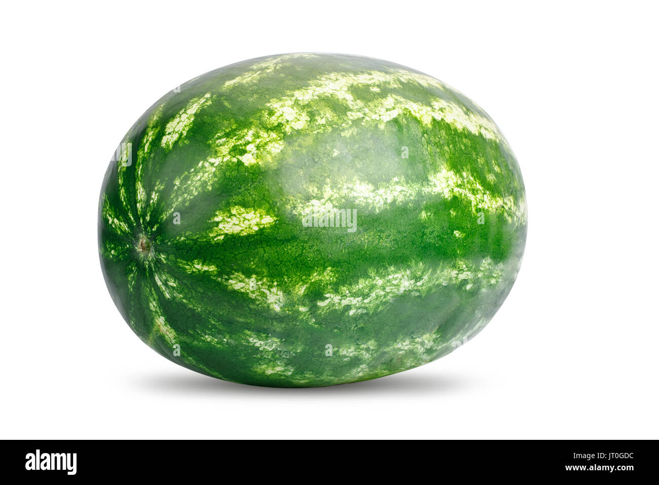 A fresh watermelon isolated on white background Stock Photo - Alamy