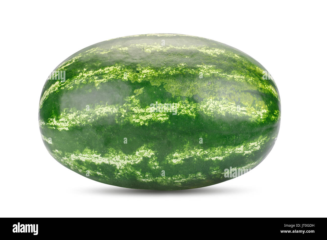 A fresh watermelon isolated on white background Stock Photo - Alamy