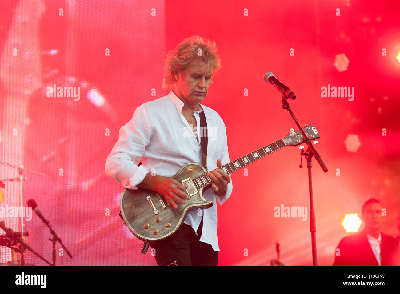 John Parr plays plays Rewind North Festival, Capesthorne Hall, Cheshire ...