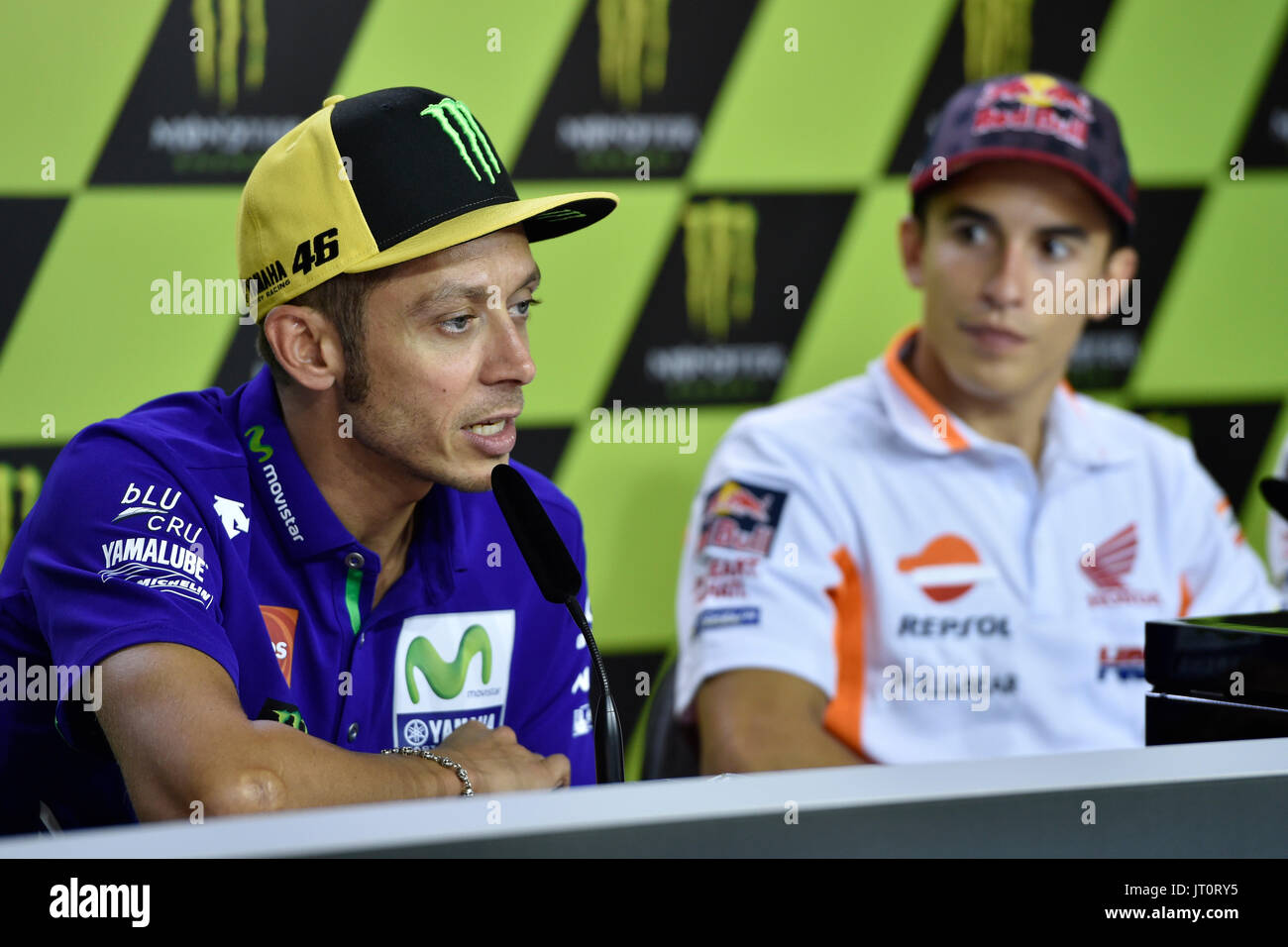 Marc marquez and valentino rossi press conference brno motogp hi-res stock  photography and images - Alamy